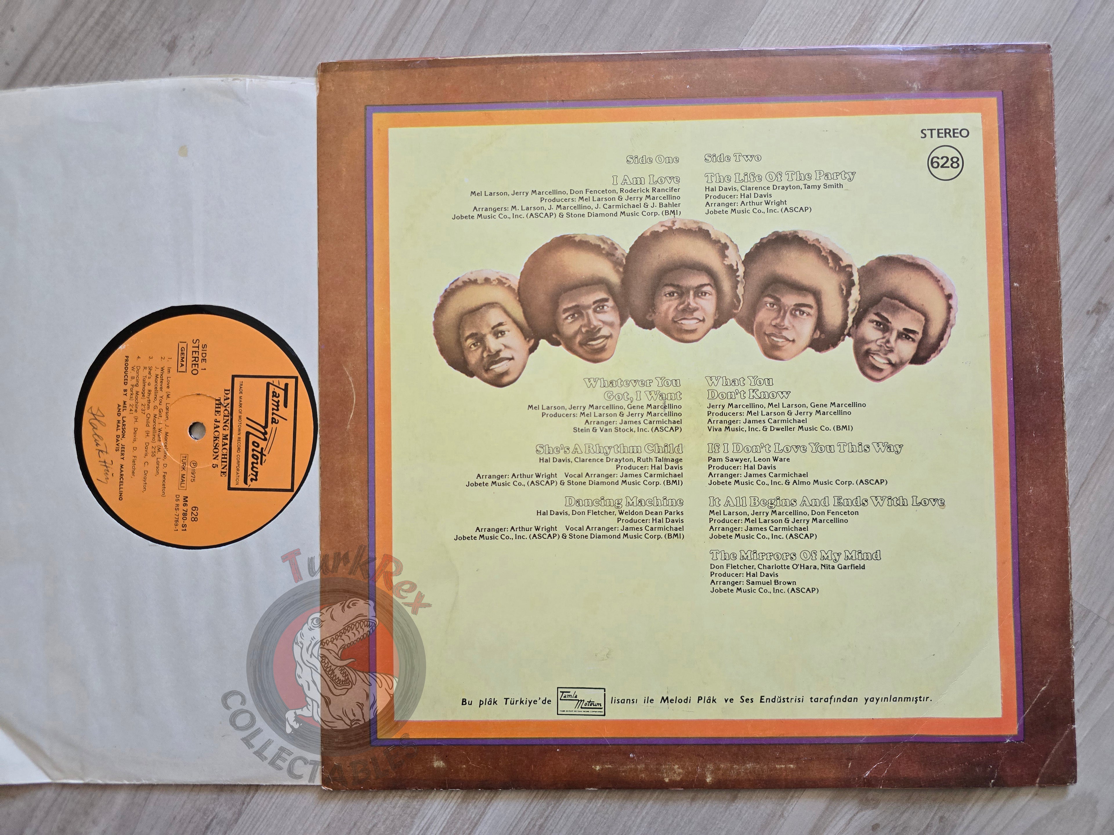 The Jackson 5 – Dancing Machine Turkish Pressing Vinyl Turkey Edition