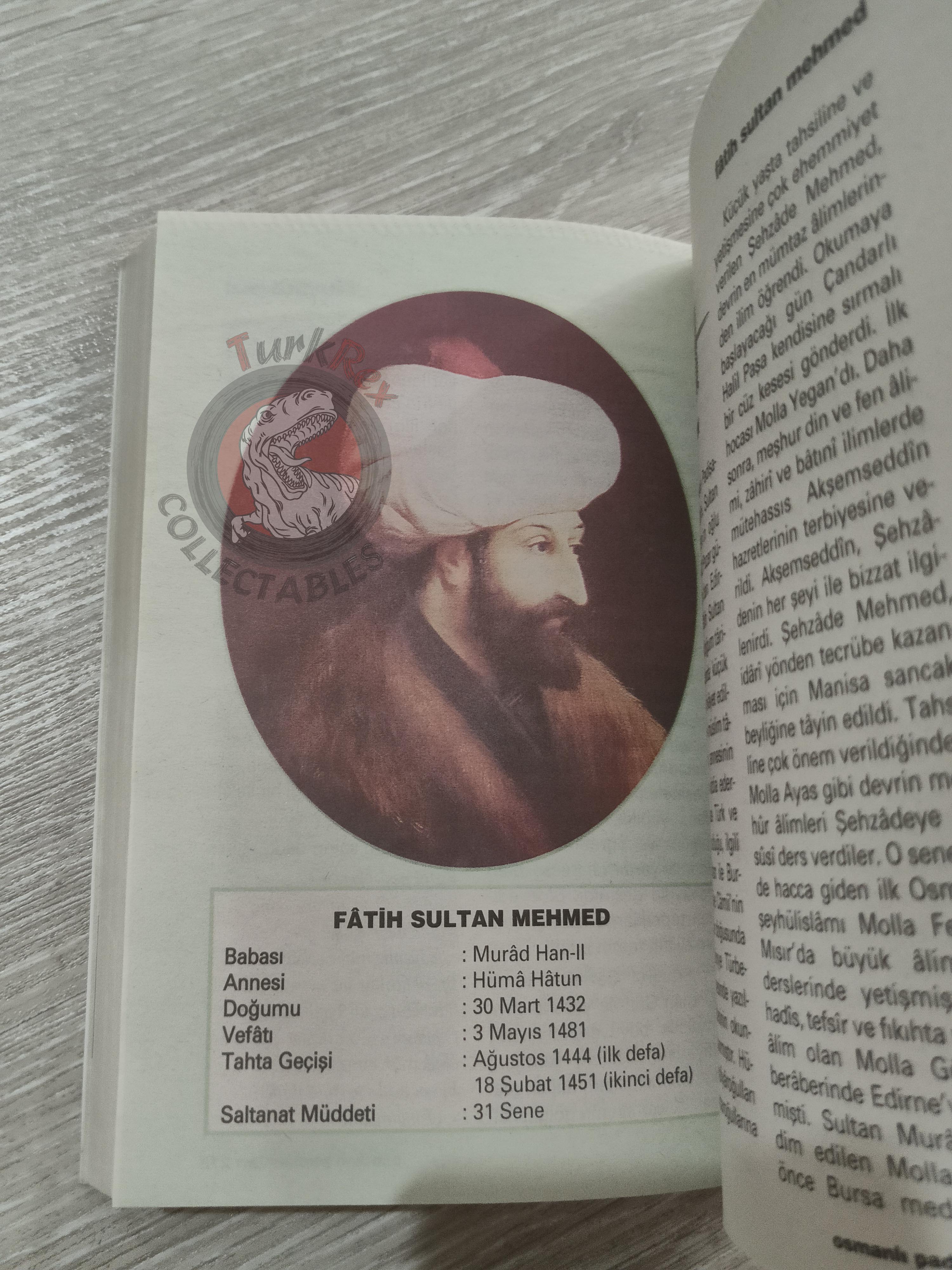 Ottoman Empire Sultans Vol 1 2004 Turkish Book Turkey Abdul Hamid II Mehmed II