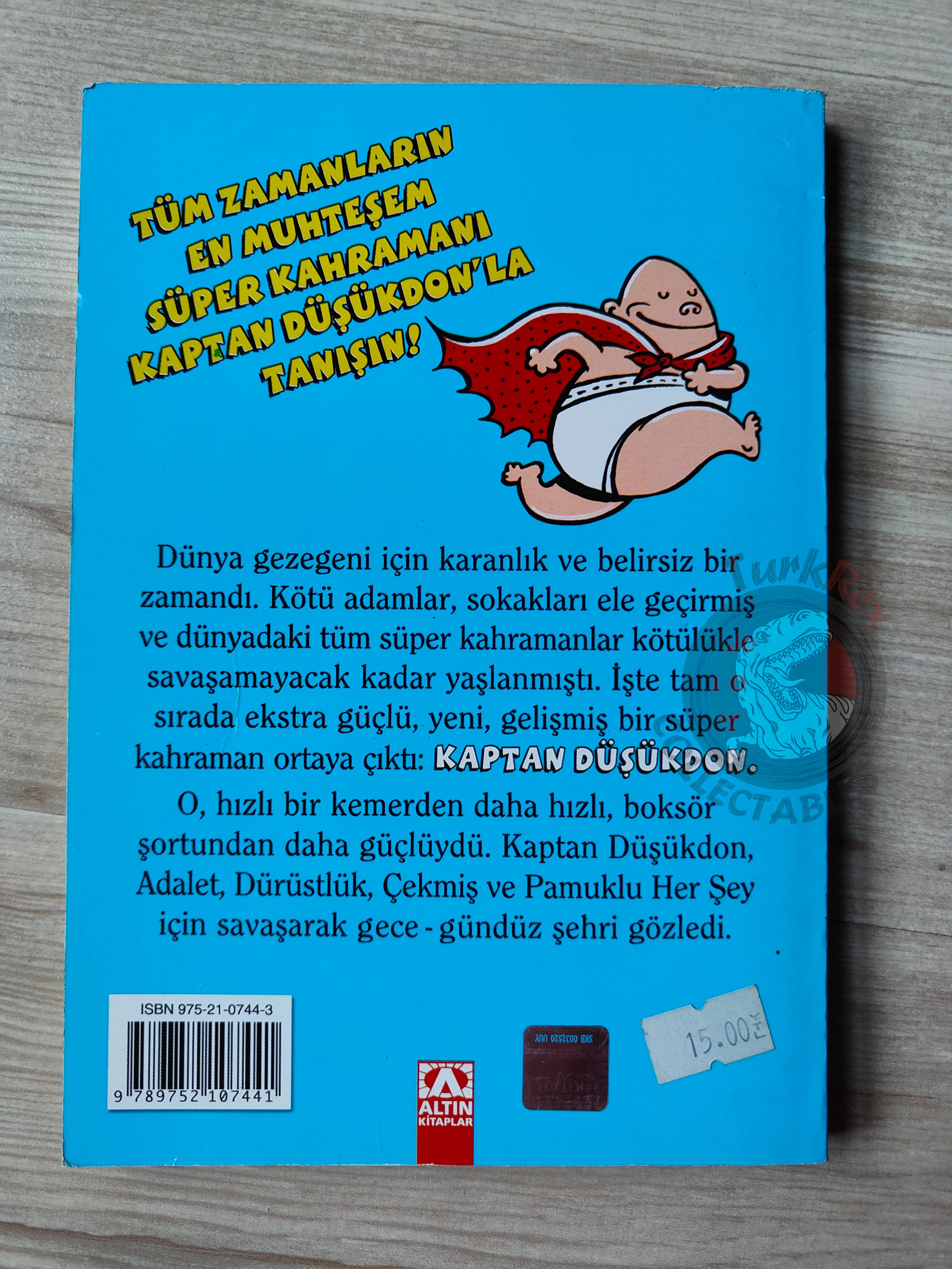 The Adventures of Captain Underpants Turkish Turkey Dav Pilkey