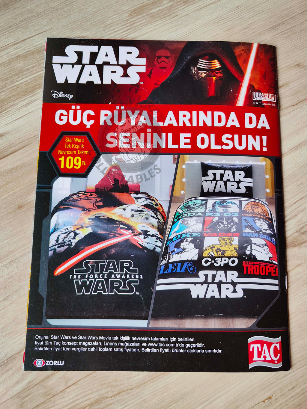 Star Wars Magazine #1 2016 Turkish Comic Mag Turkey Darth Vader