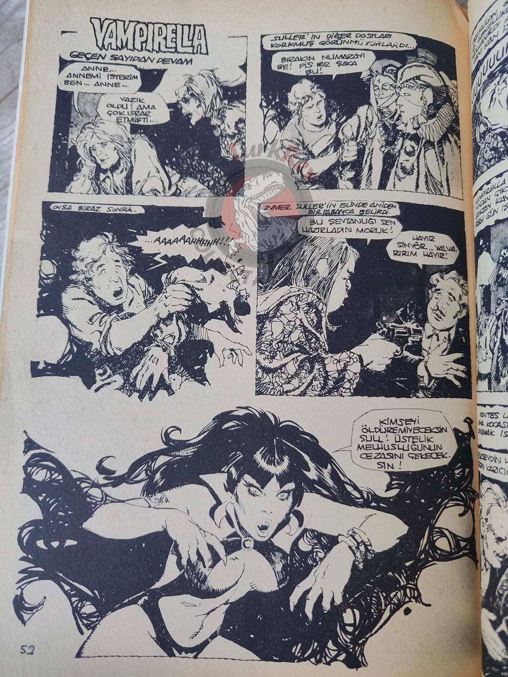 Korku May 1975 Turkish Comic Turkey Vampirella #37 Warren Creepy Eerie