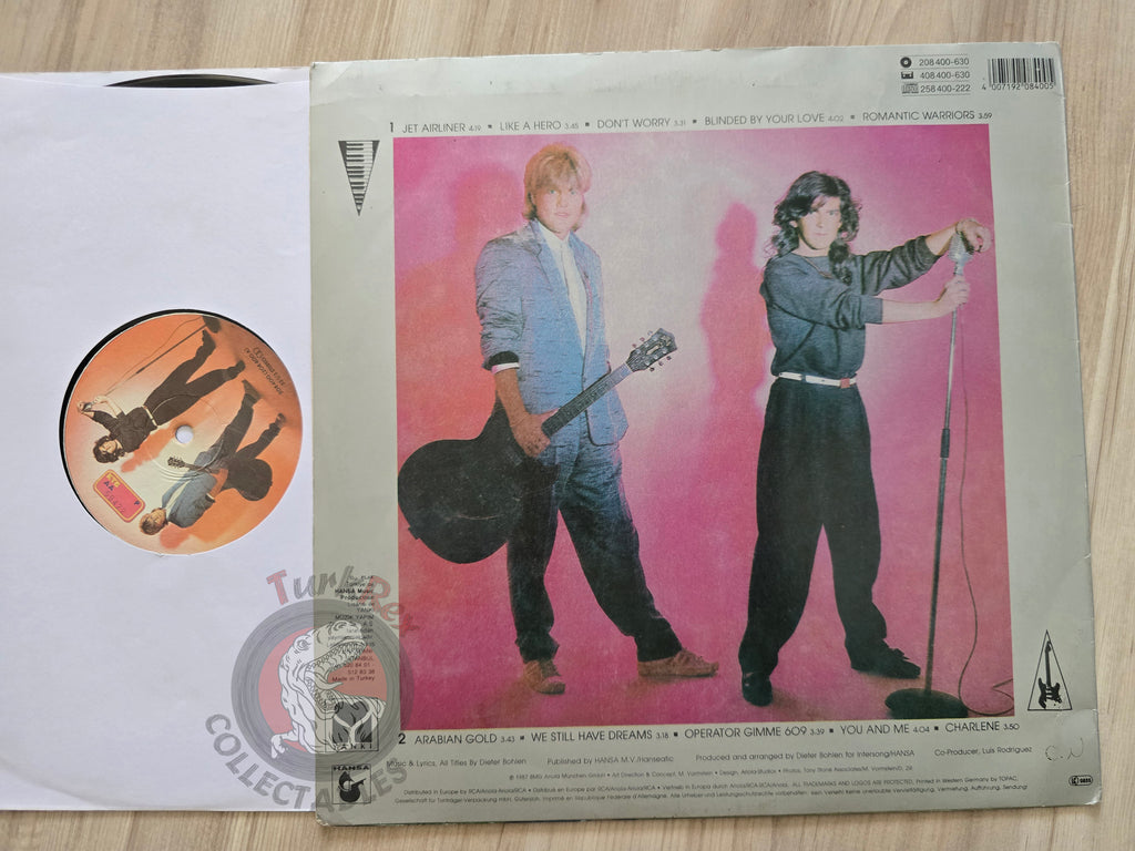 Modern Talking – Romantic Warriors Turkish Pressing Vinyl Turkey Edition