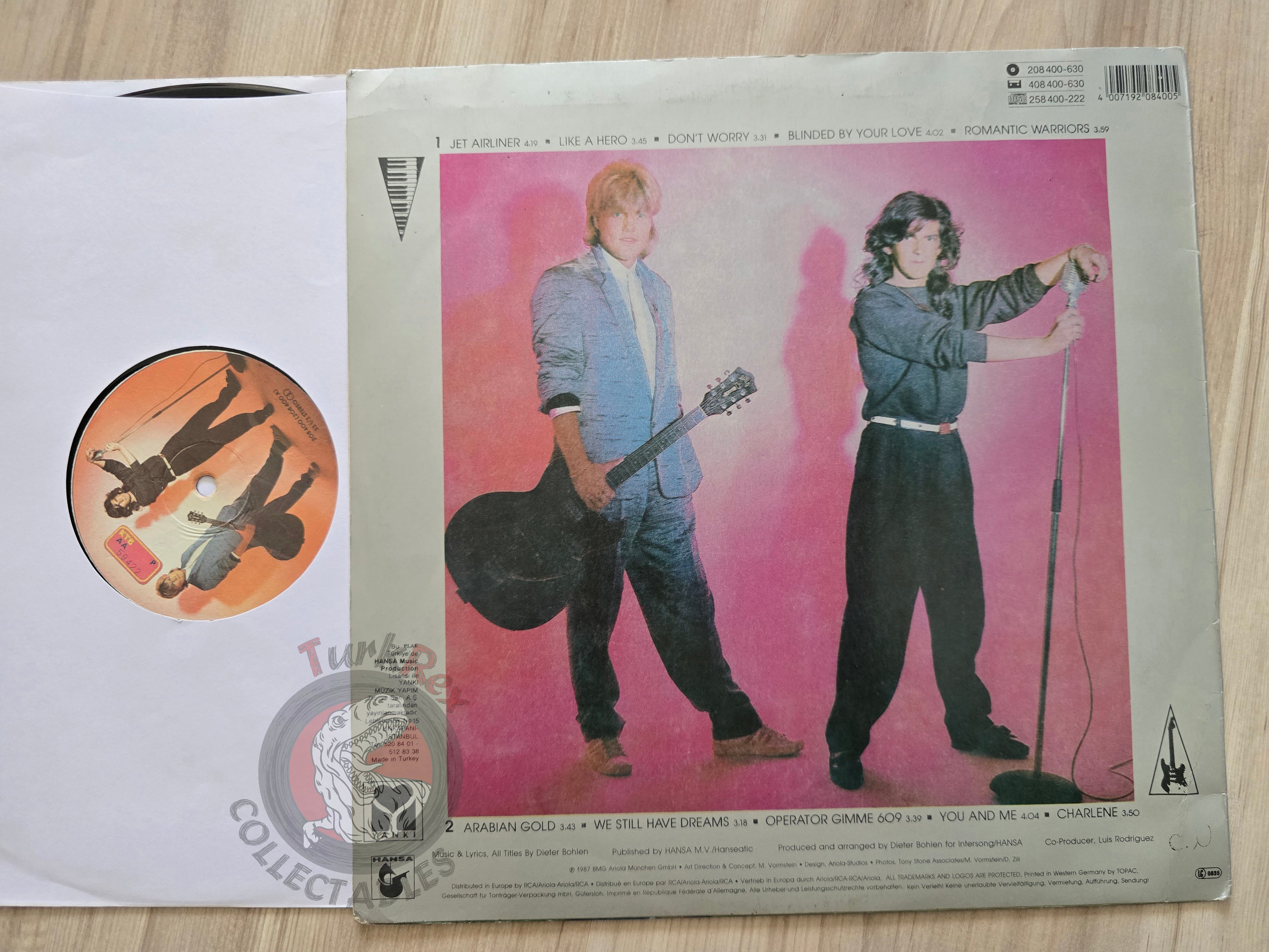 Modern Talking – Romantic Warriors Turkish Pressing Vinyl Turkey Edition
