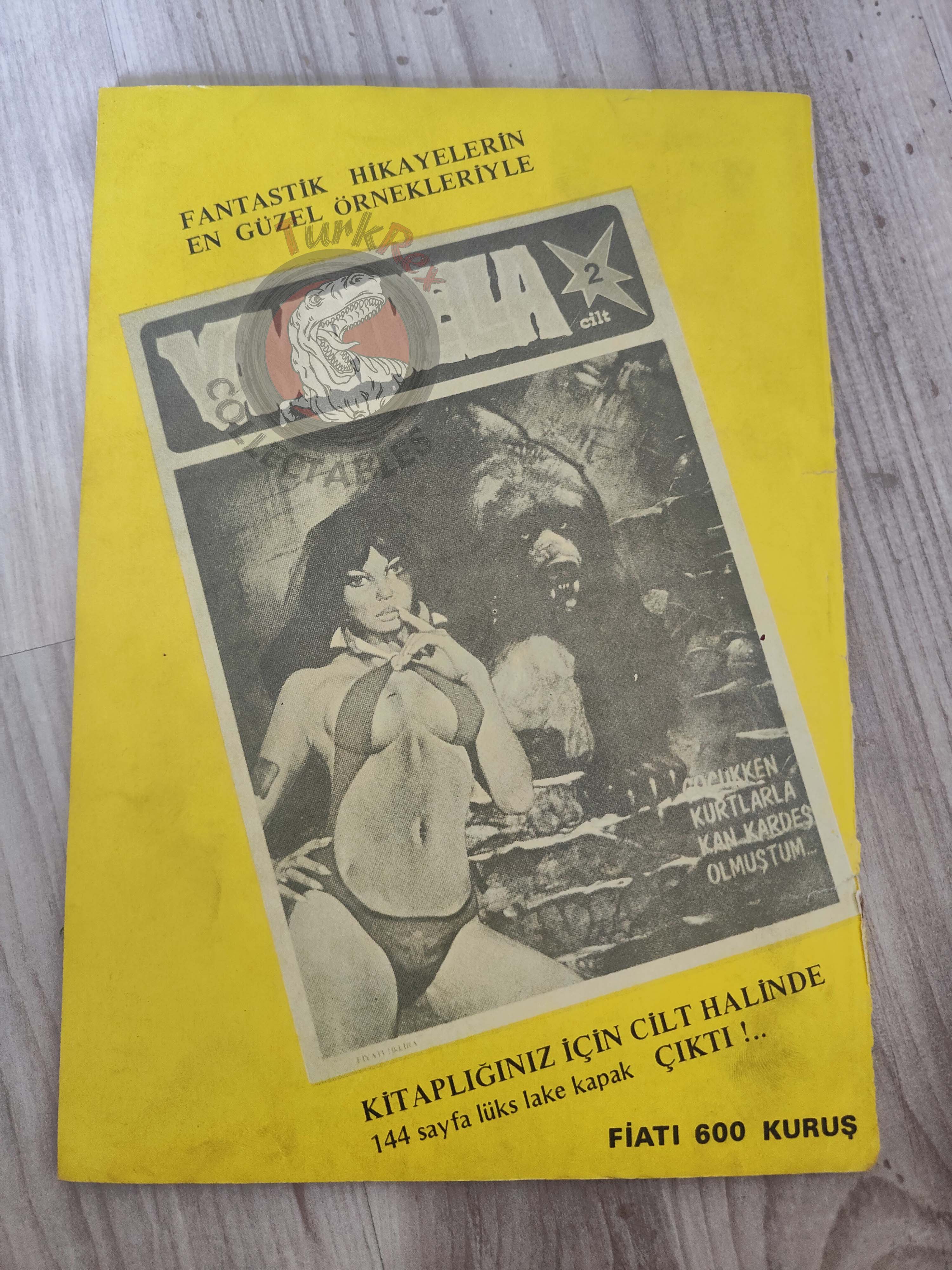 Korku July 1977 Turkish Comic Turkey Eerie #63 Warren Creepy Vampirella