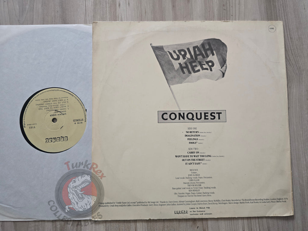 Uriah Heep – Conquest Turkish Pressing Vinyl Turkey Edition