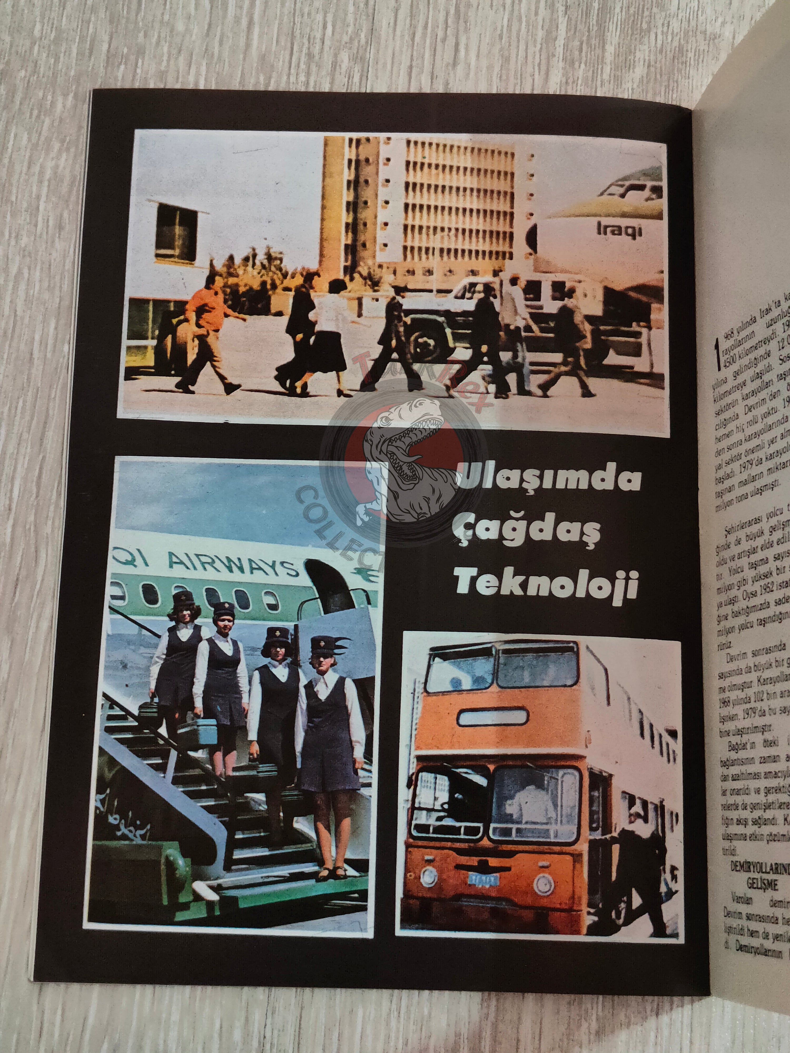Saddam Hussein - The New Iraq 1980s Propaganda Book Turkish Middle East Iran