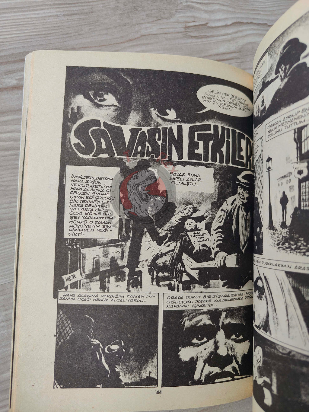 Süper Korku #12 late 80s Turkish Comic Turkey Warren Blazing Combat Eerie Vampirella