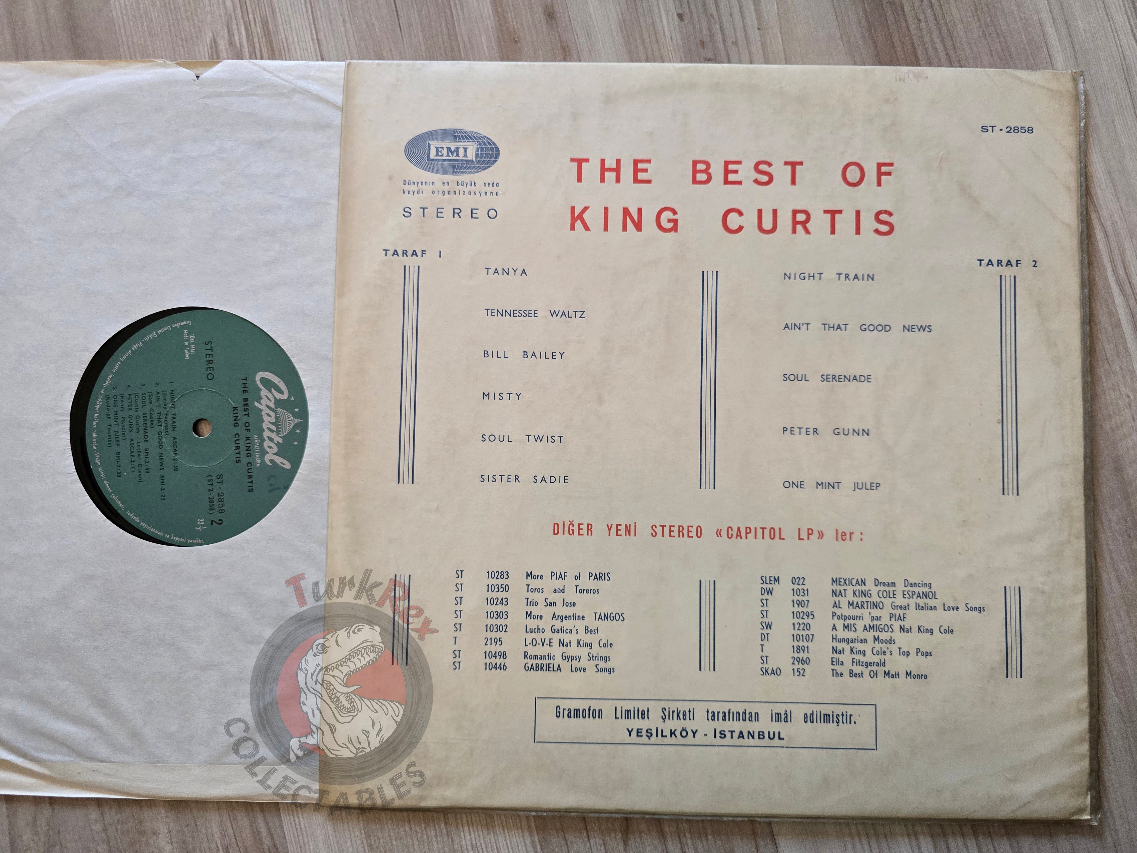 King Curtis – The Best Of King Curtis Turkish Pressing Vinyl Turkey Edition