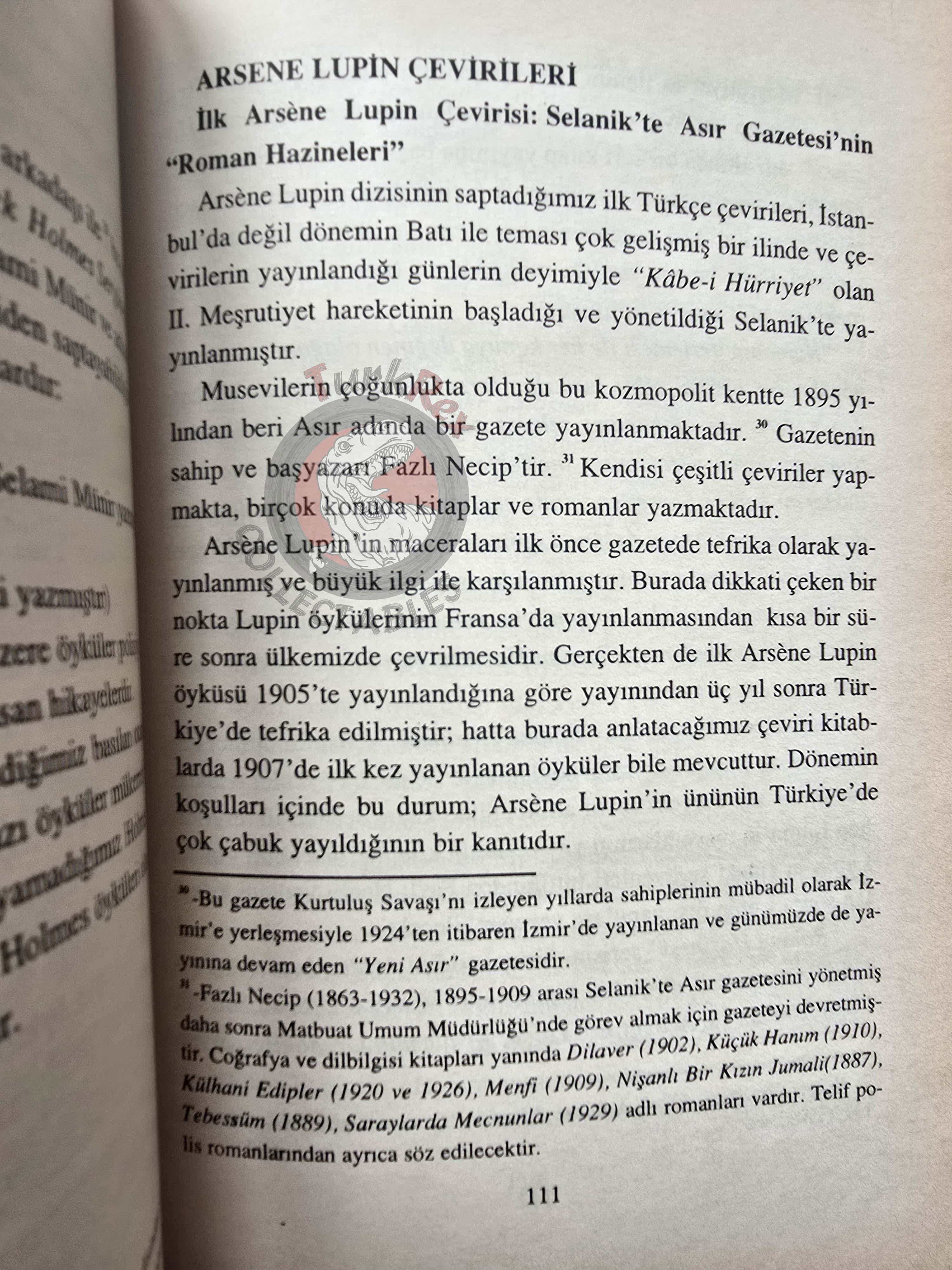 The History of Detective Crime Fiction in the Ottoman Empire Turkish Book Turkey