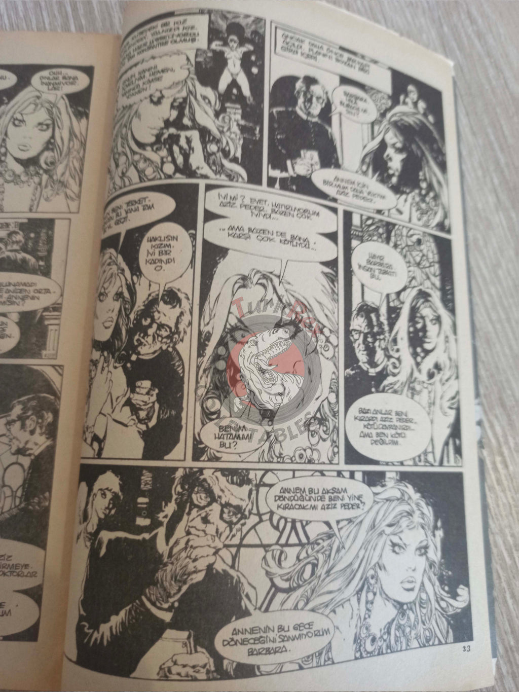 Vampirella #3 1976 Turkish Comic Turkey Warren Publishing cover #49 Dracula