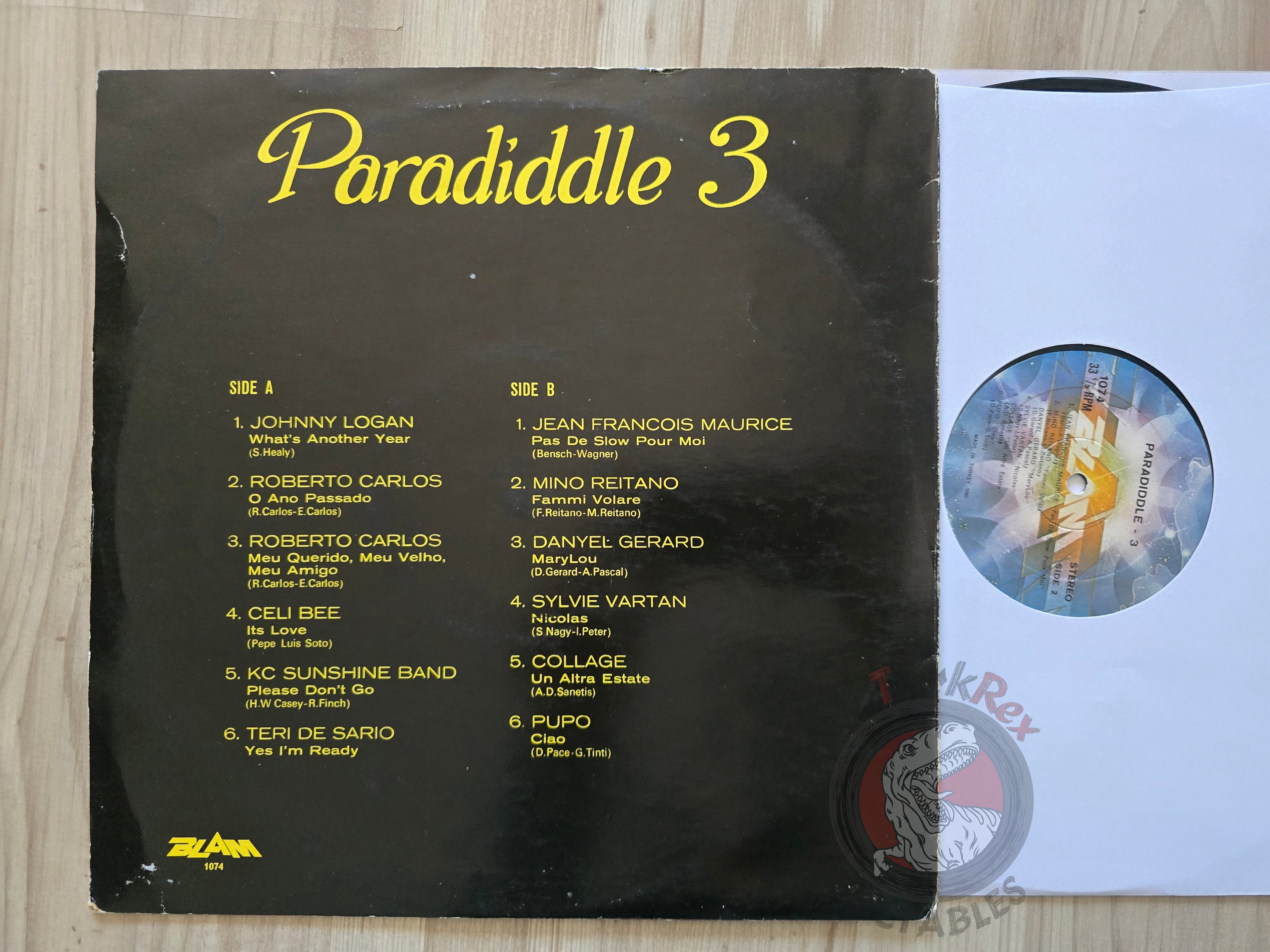 Various – Paradiddle 3 Turkish Pressing Vinyl Turkey Edition