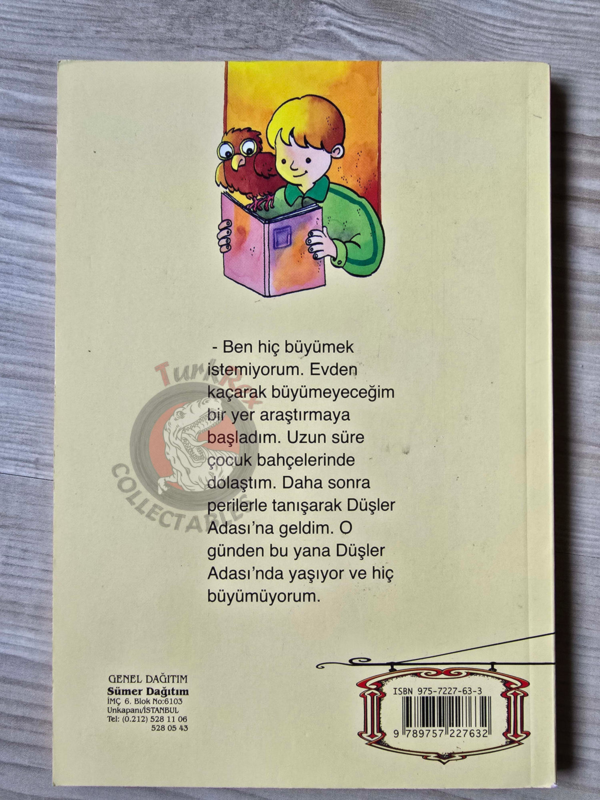 J. M. Barrie – Peter Pan 2001 Turkish Book Turkey Illustrated