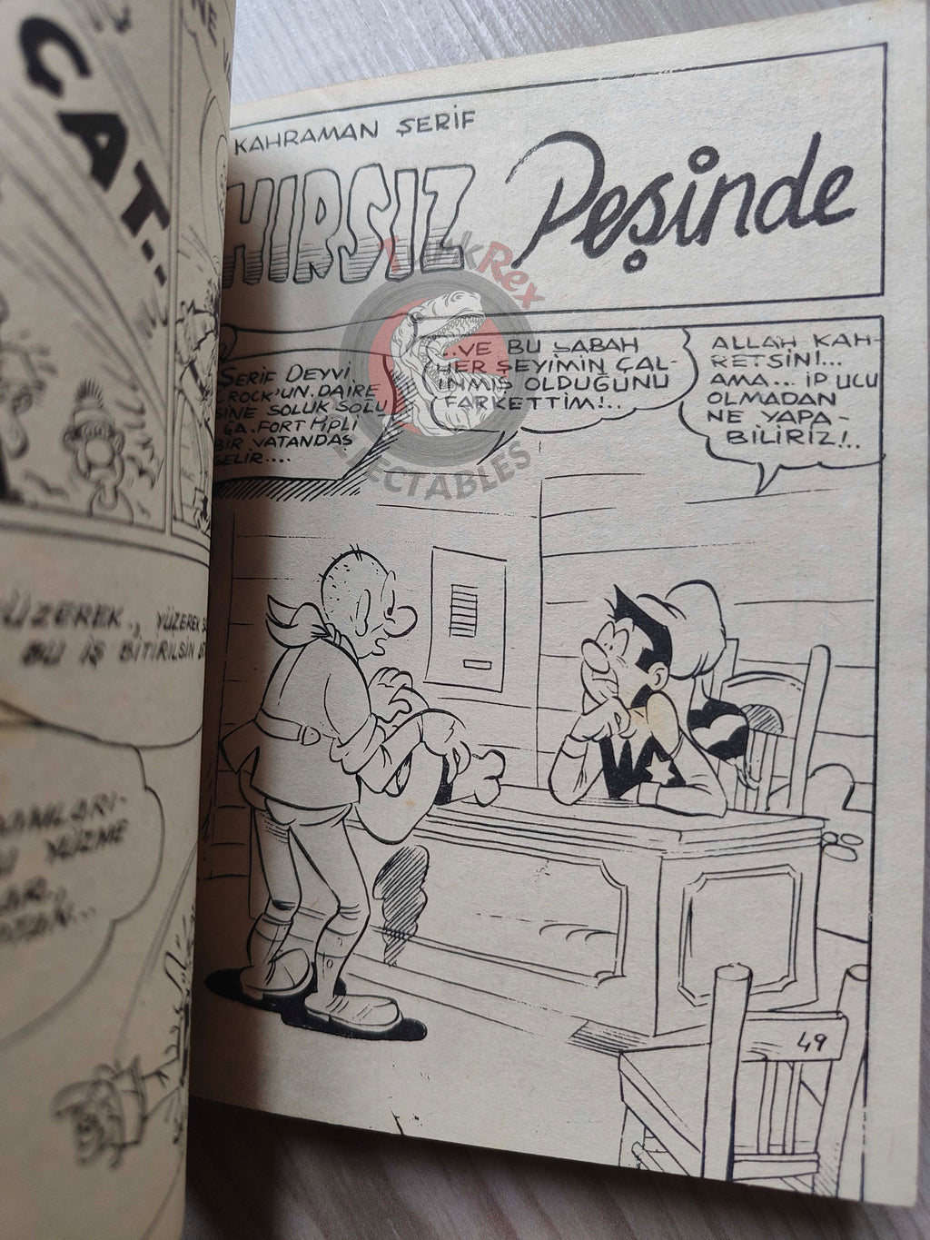 Lucky Luke #17 Contre Pat Poker 1973 Turkish Comic Turkey Le Vieux Nick