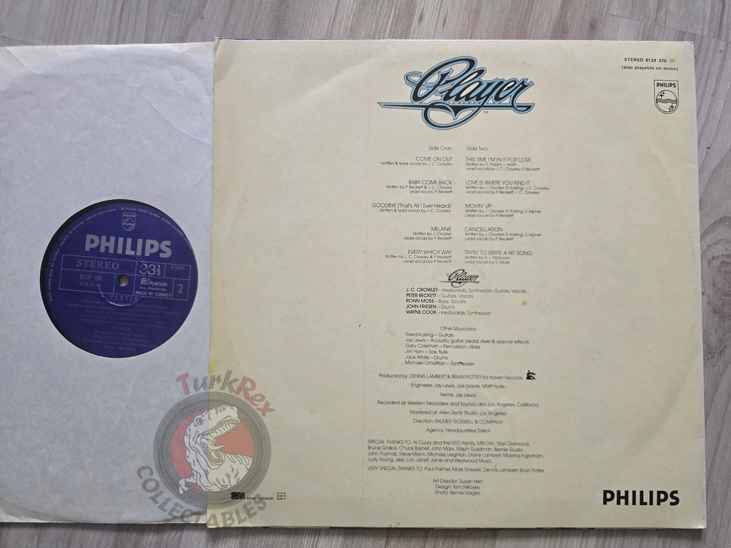 Player – Player Turkish Pressing Vinyl Turkey Edition