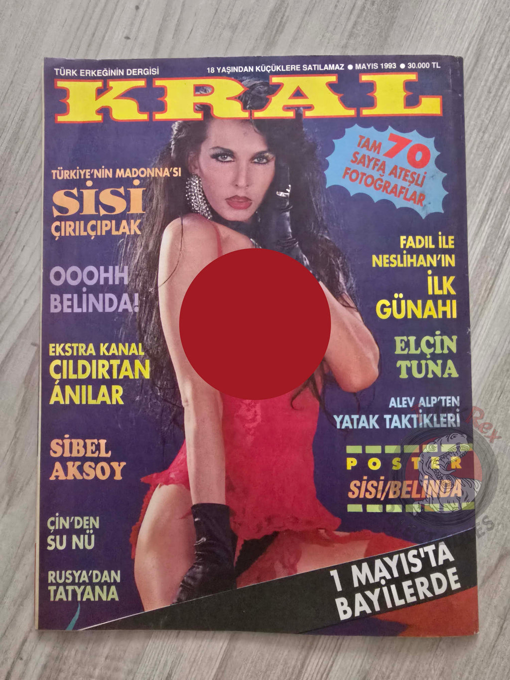 Eroskop #5 1993 Turkish Comic Turkey Erotic Mag La Contessa Rossa Georges Pichard