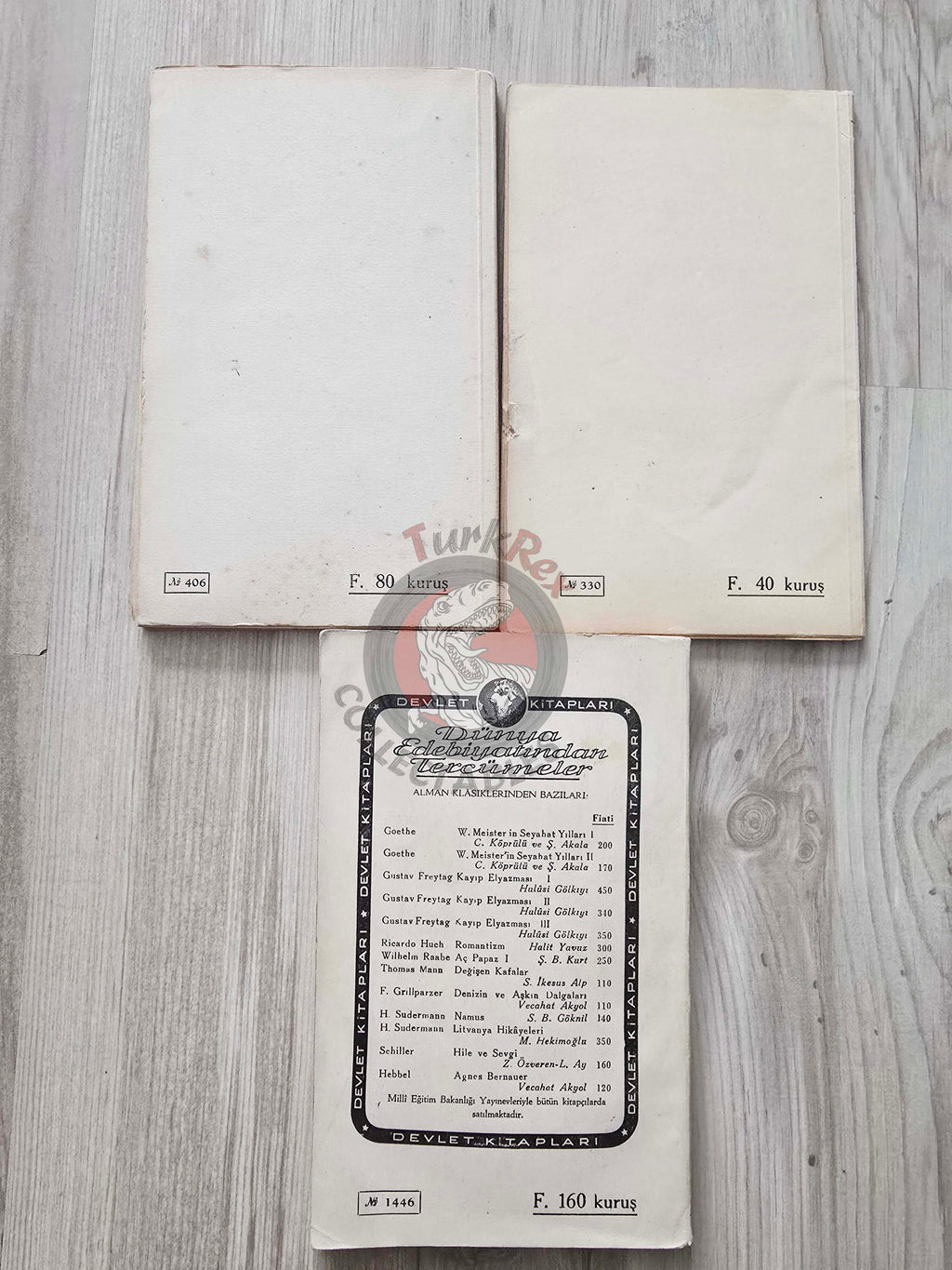 Friedrich Schiller – Wallenstein Trilogy 1946 1st Turkish Book Turkey