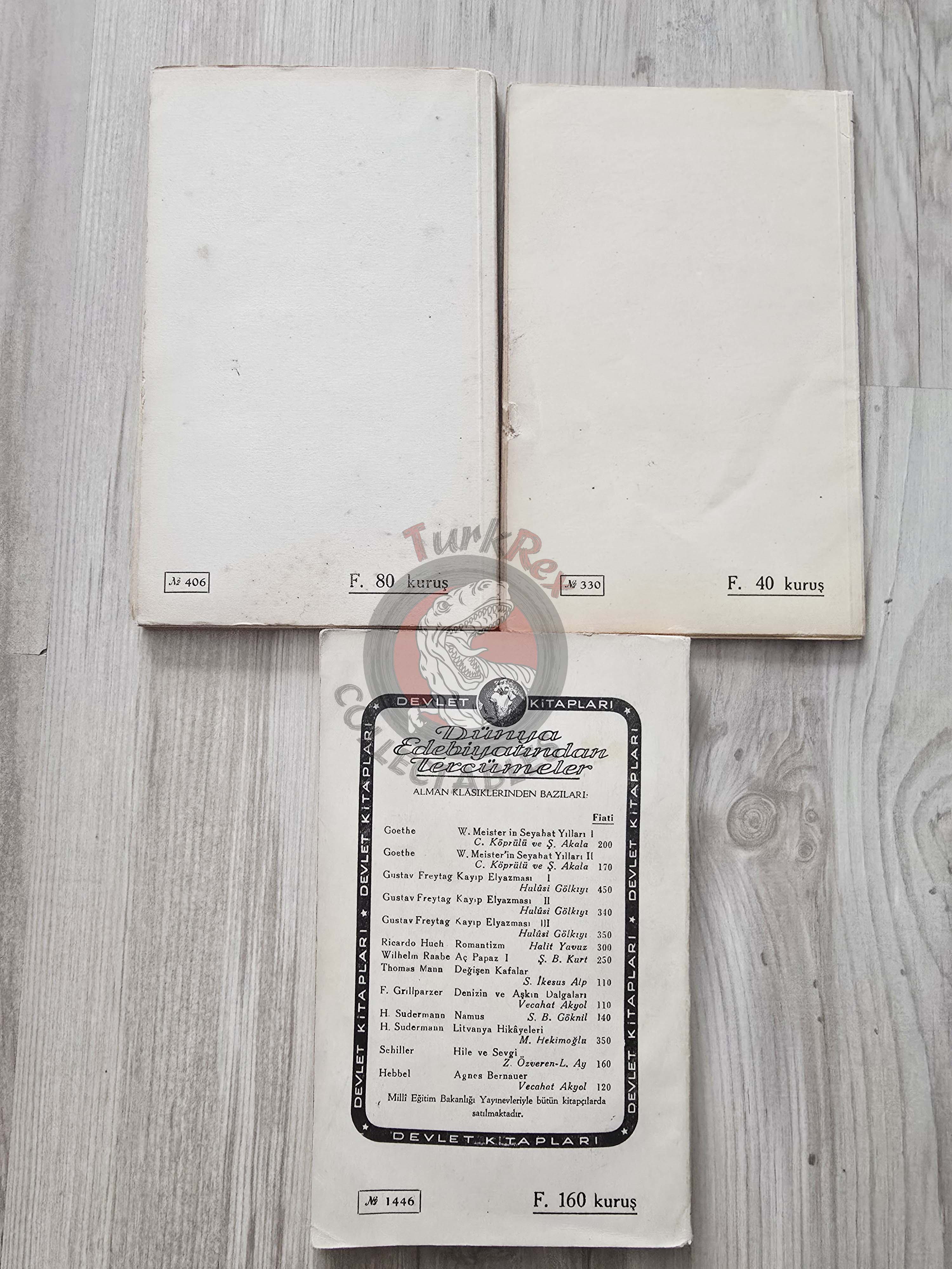 Friedrich Schiller – Wallenstein Trilogy 1946 1st Turkish Book Turkey