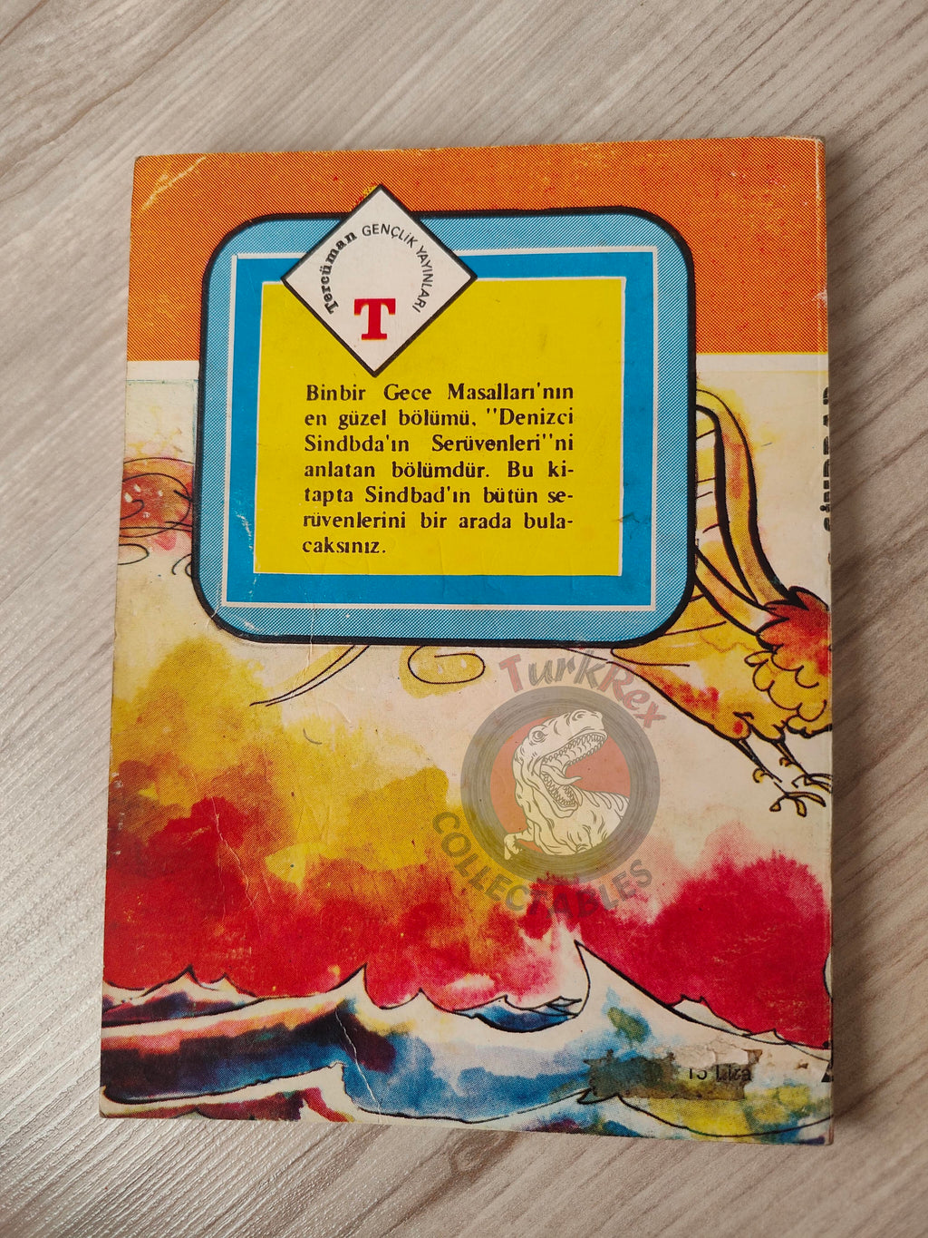 Sinbad the Sailor 1978 Turkish Book Turkey 1001 Nights Illustrated