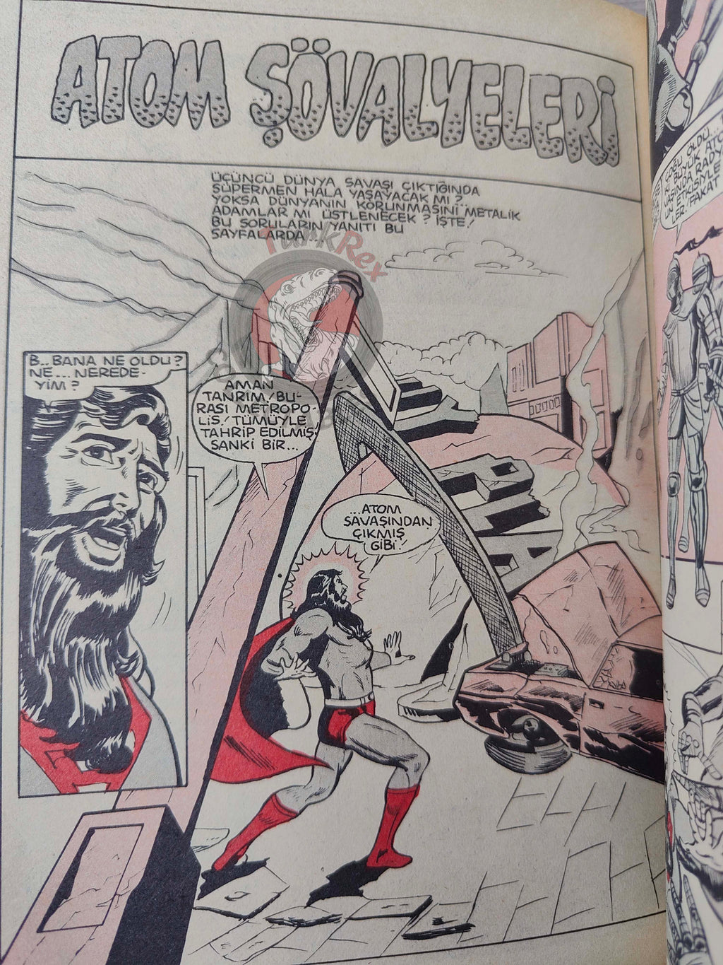 Superman #5 1982 Turkish Comic Turkey Krypton Chronicles #1 #2 #3 DC Comics Presents #57