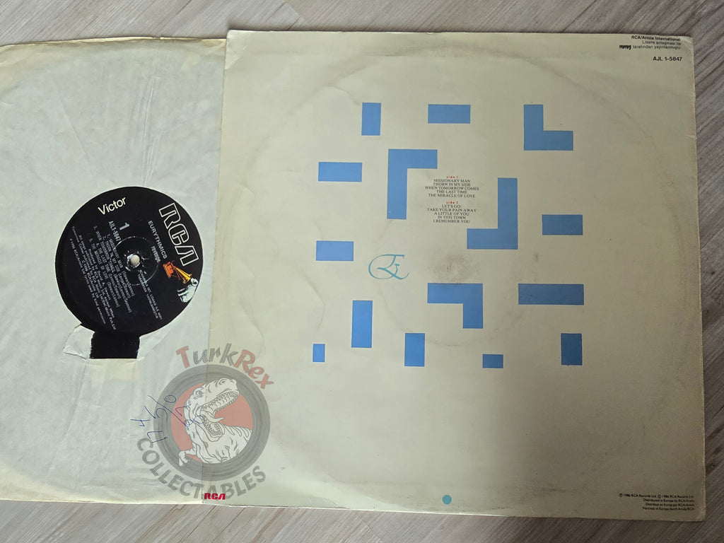 Eurythmics – Revenge Turkish Pressing Vinyl Turkey Edition