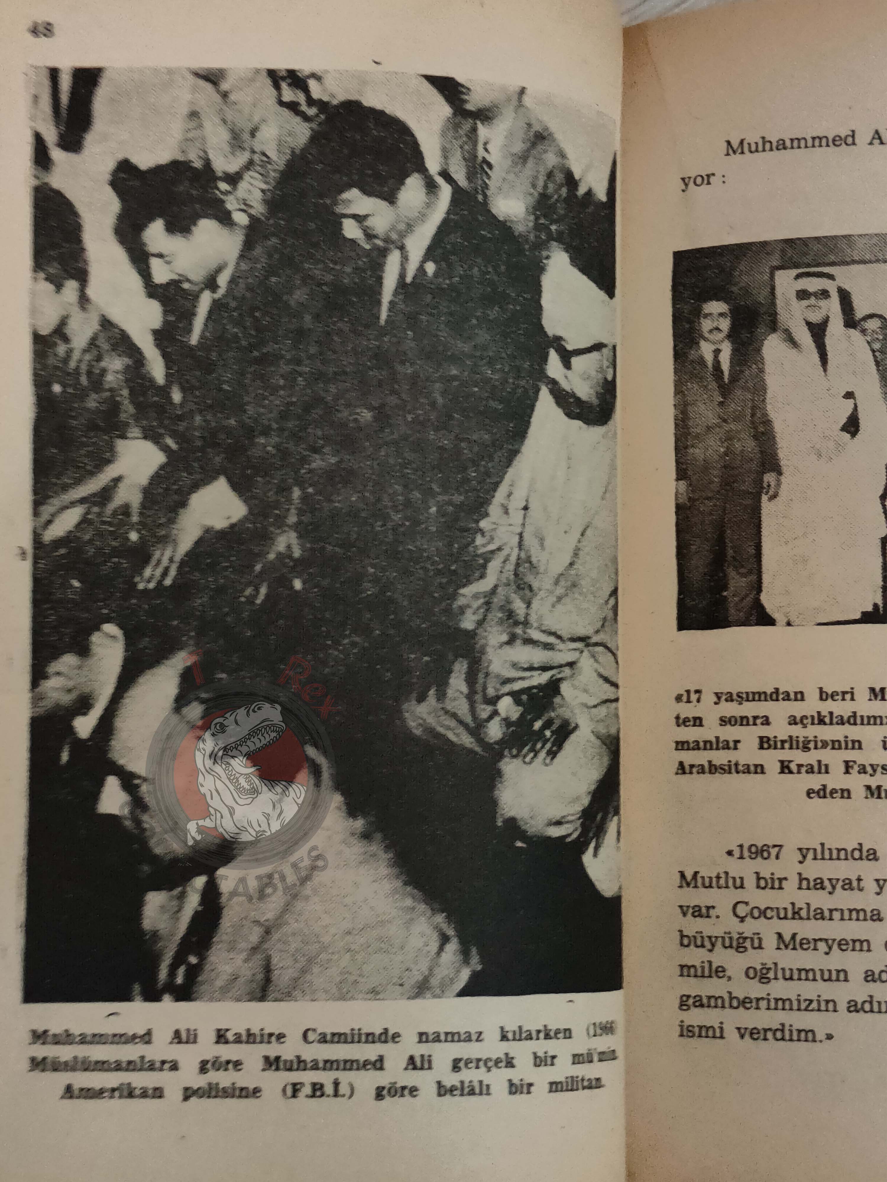Muhammad Ali Biography 1975 Turkish Book Turkey Only Bio Illustrated