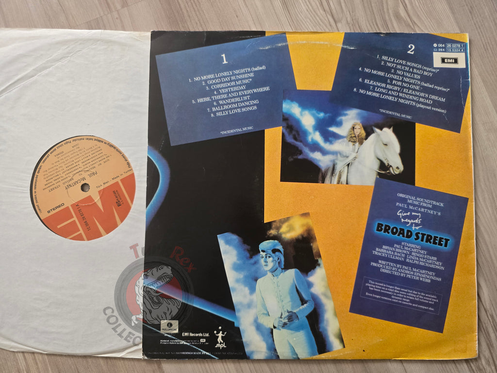 Paul McCartney – Give My Regards To Broad Street Turkish Pressing Vinyl Turkey Edition