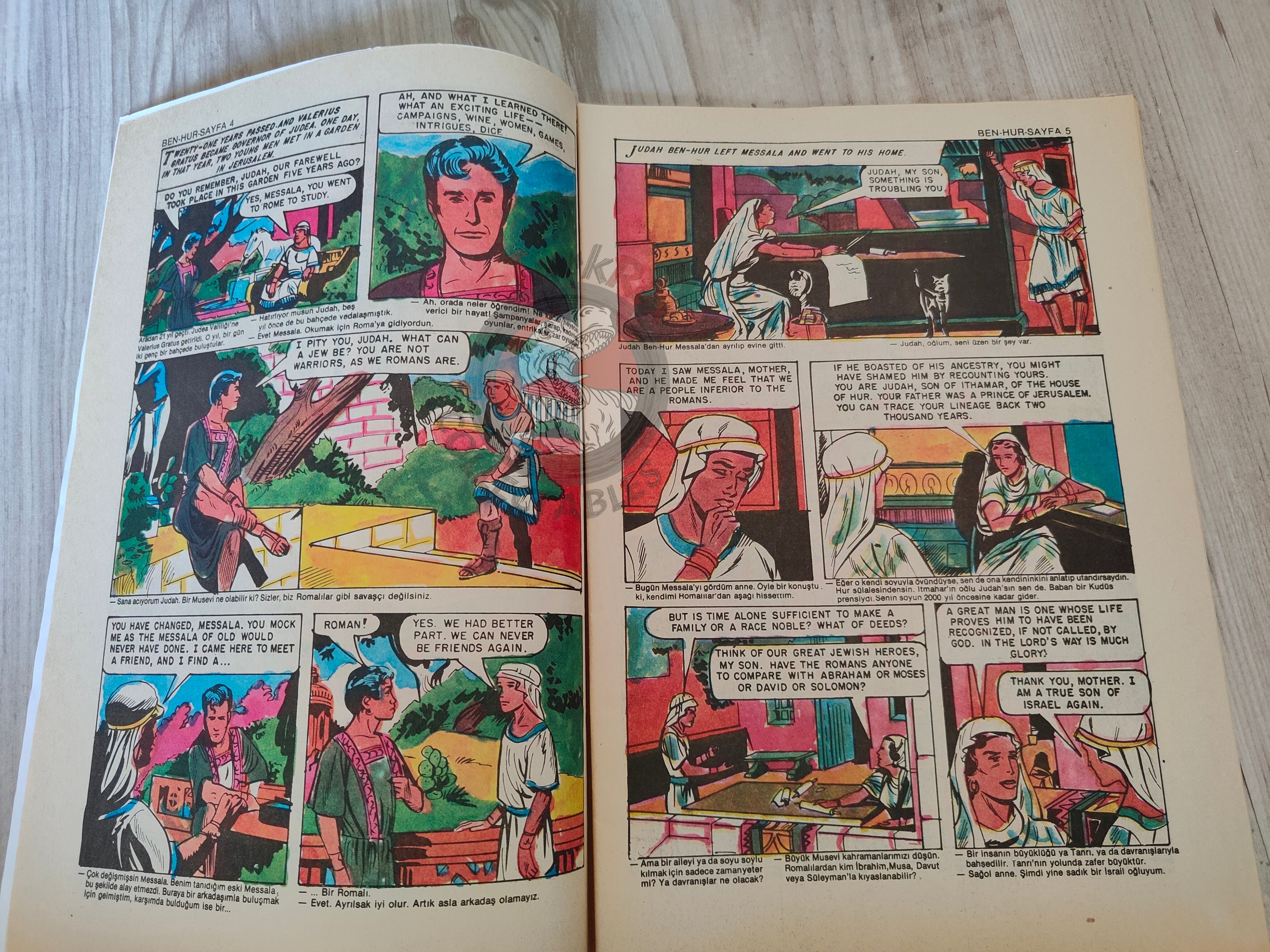 Ben-Hur – Lew Wallace Turkish Comic Turkey Classics Illustrated