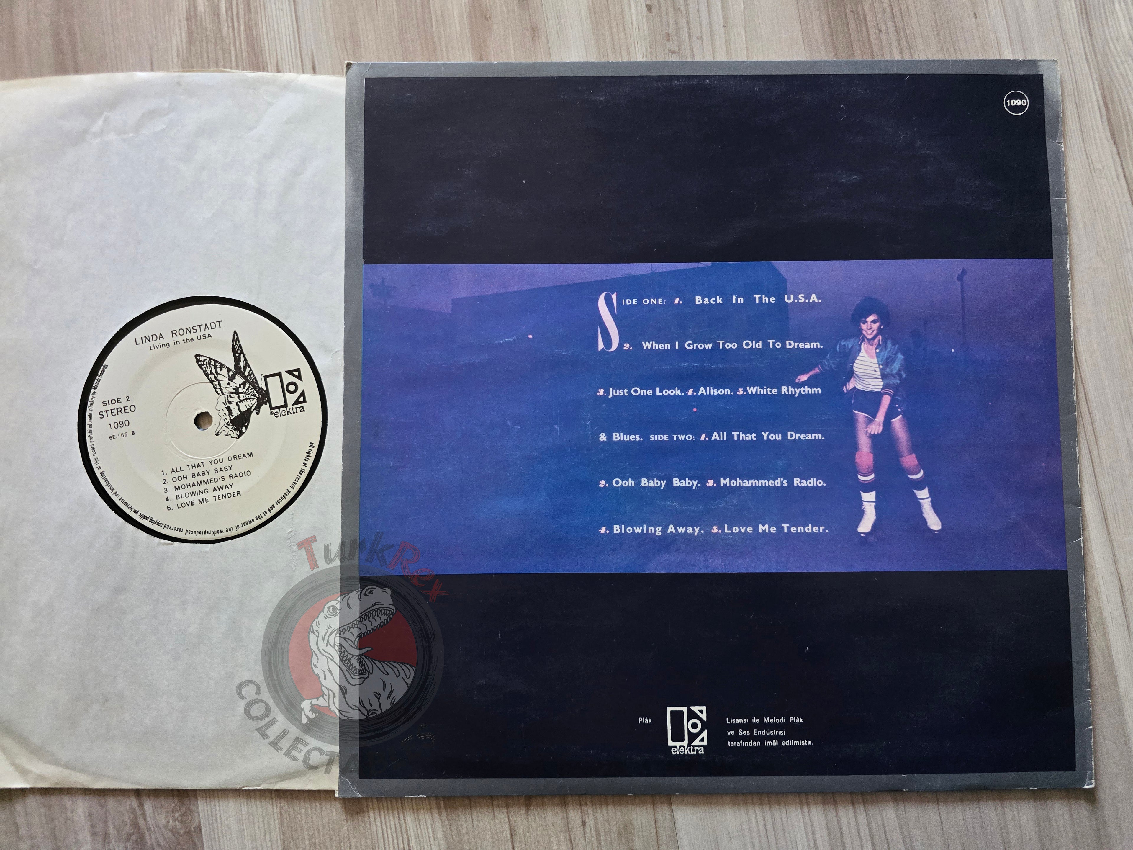 Linda Ronstadt – Living In The USA Turkish Pressing Vinyl Turkey Edition