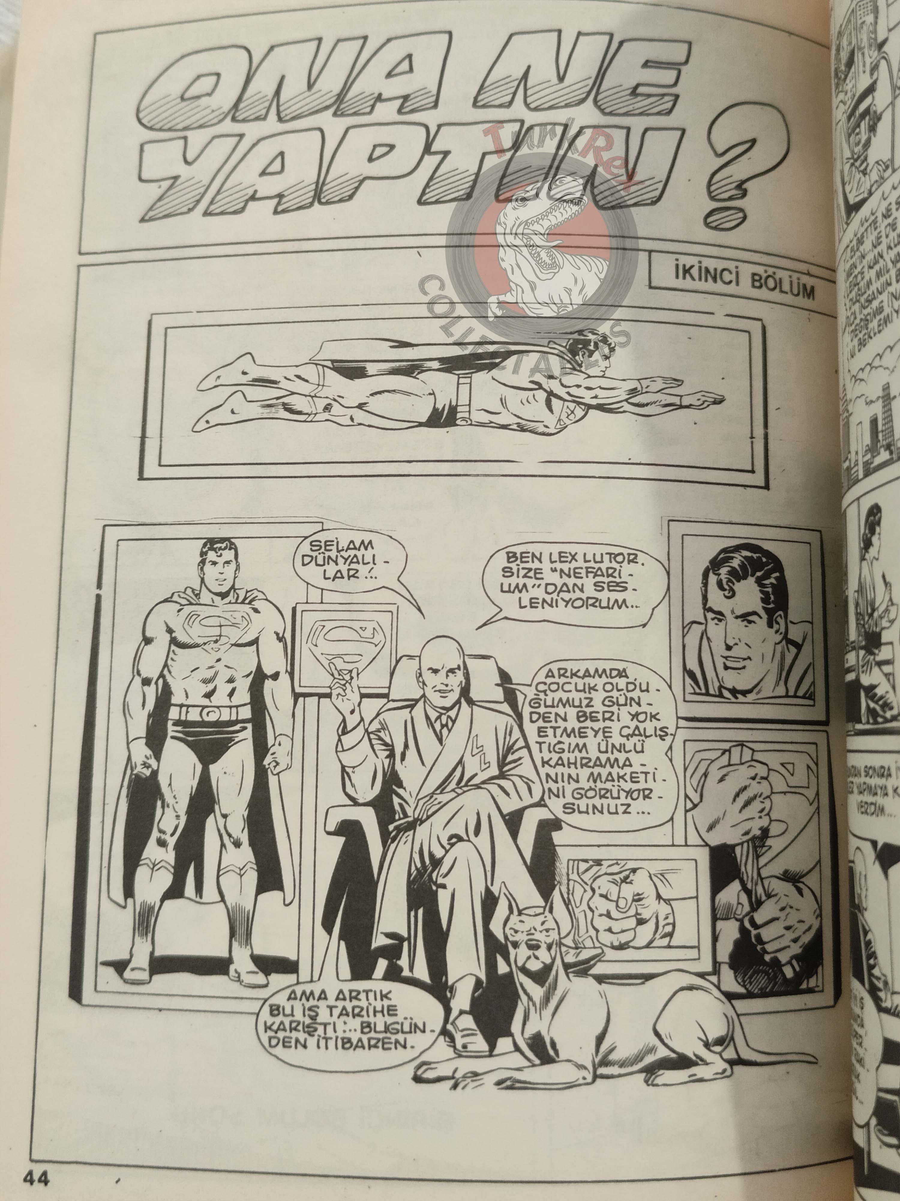 Superman Vol #54 1993 Turkish Comic Turkey Justice League of America Action Comics #528