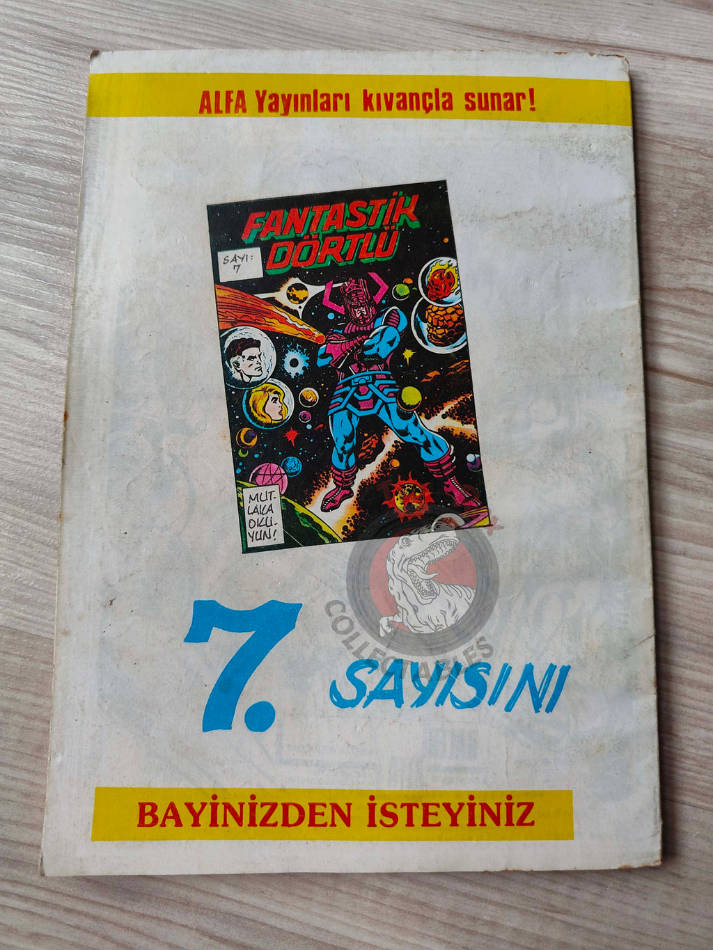 Captain America – Issue #7 1988 Turkish Comic Turkey #179 #180 #181 #182