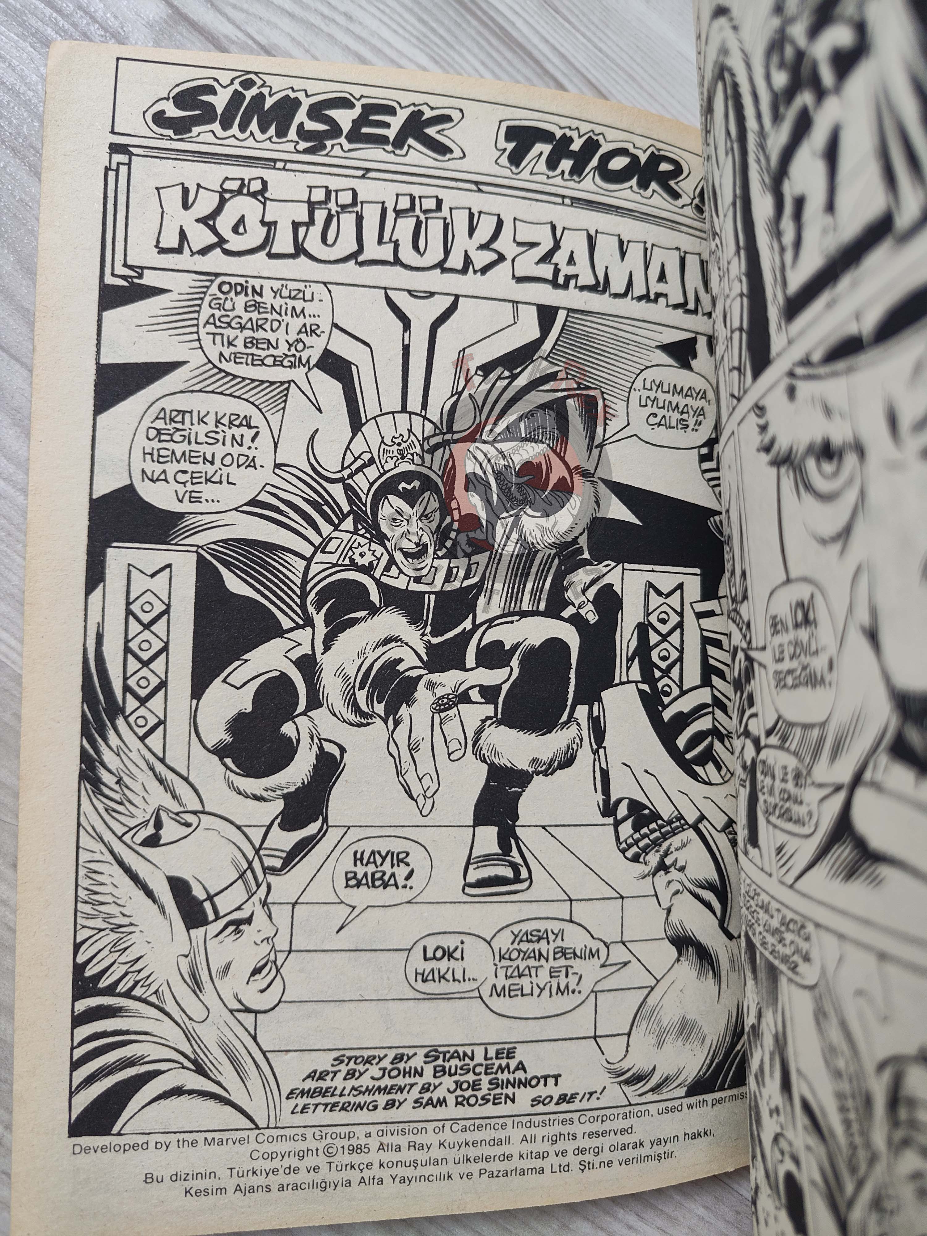 Thor #3 1985 Turkish Comic Turkey The Mighty Thor #188–192