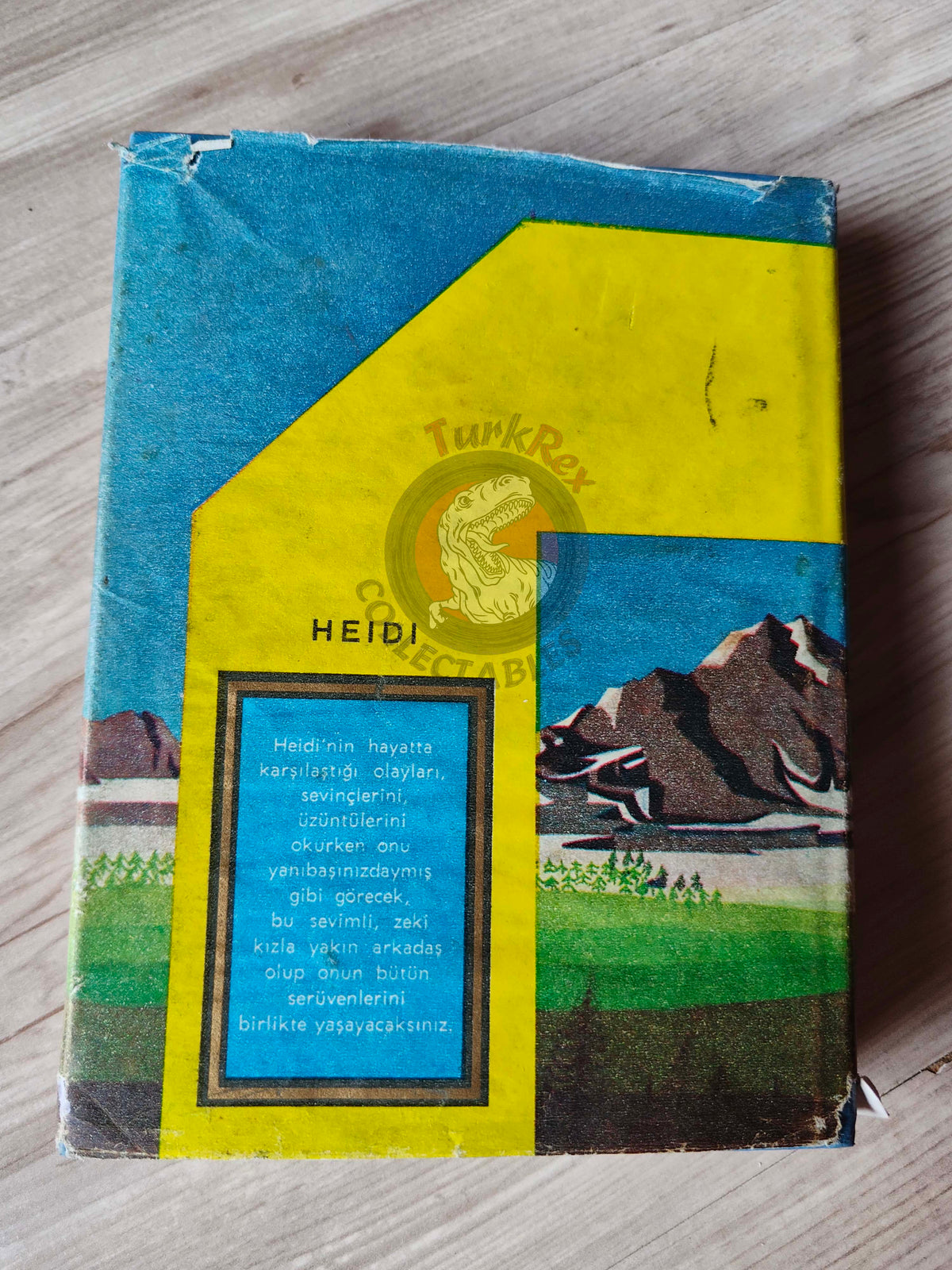 Johanna Spyri – Heidi 1974 HC/DJ Turkish Book Turkey Illustrated