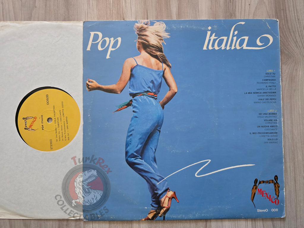 Various – Pop Italia Turkish Pressing Vinyl Turkey Edition