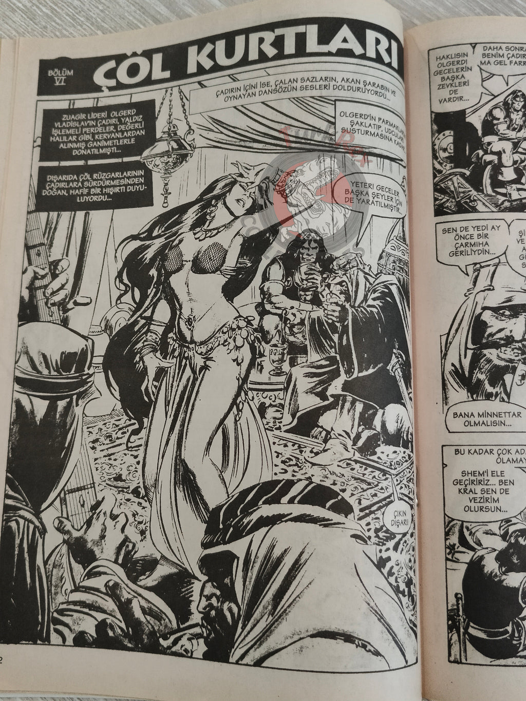 Conan #4 The Savage Sword of Conan #5 #6 Turkish Comic Turkey
