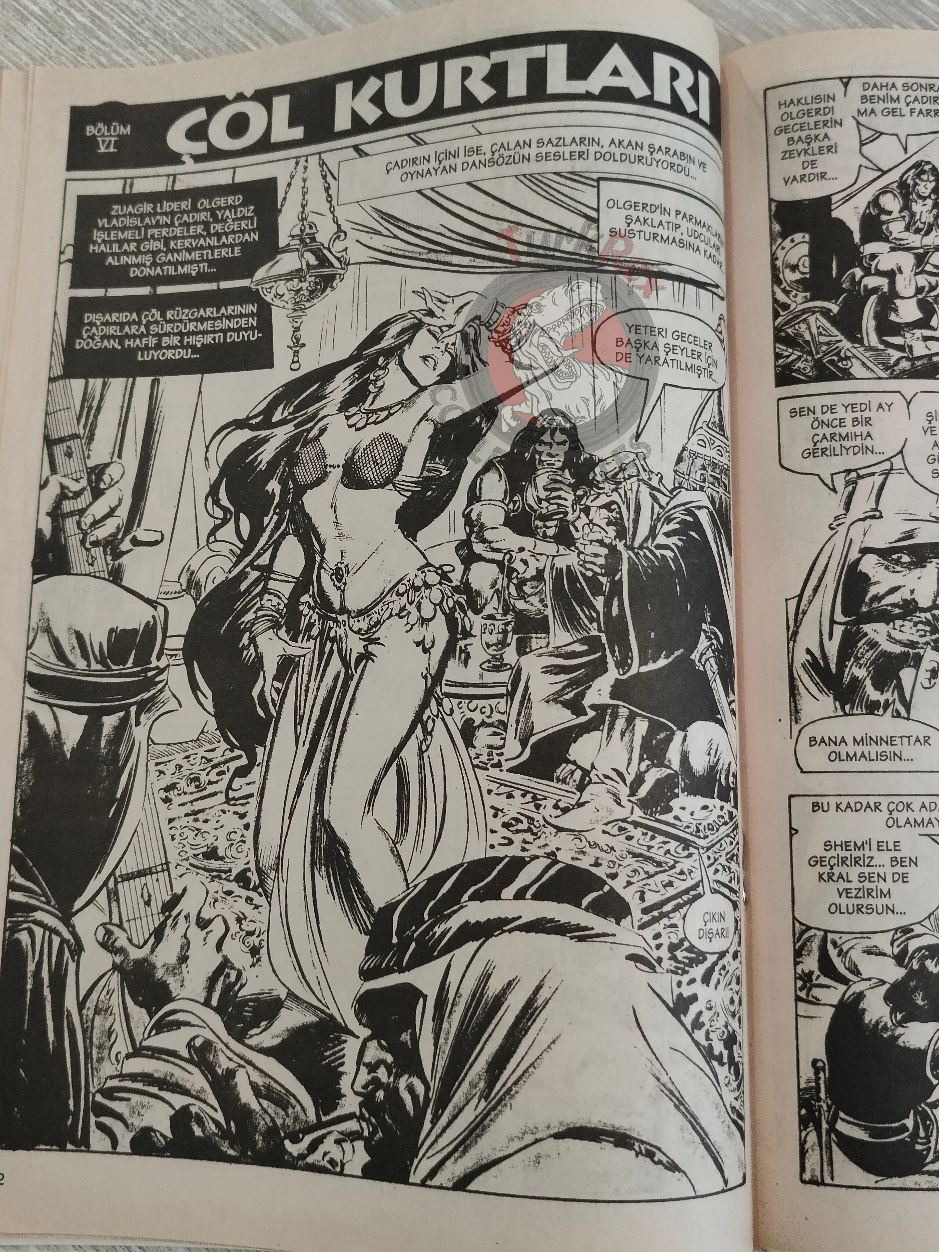 Conan #4 The Savage Sword of Conan #5 #6 Turkish Comic Turkey