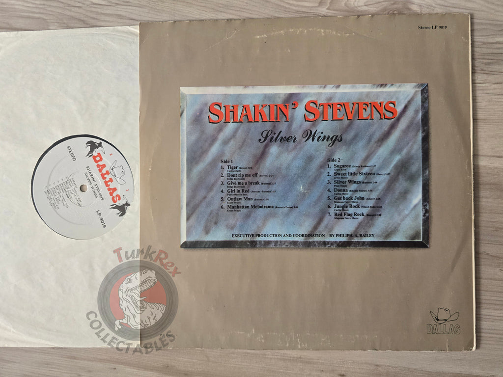 Shakin' Stevens – Silver Wings Turkish Pressing Vinyl Turkey Edition