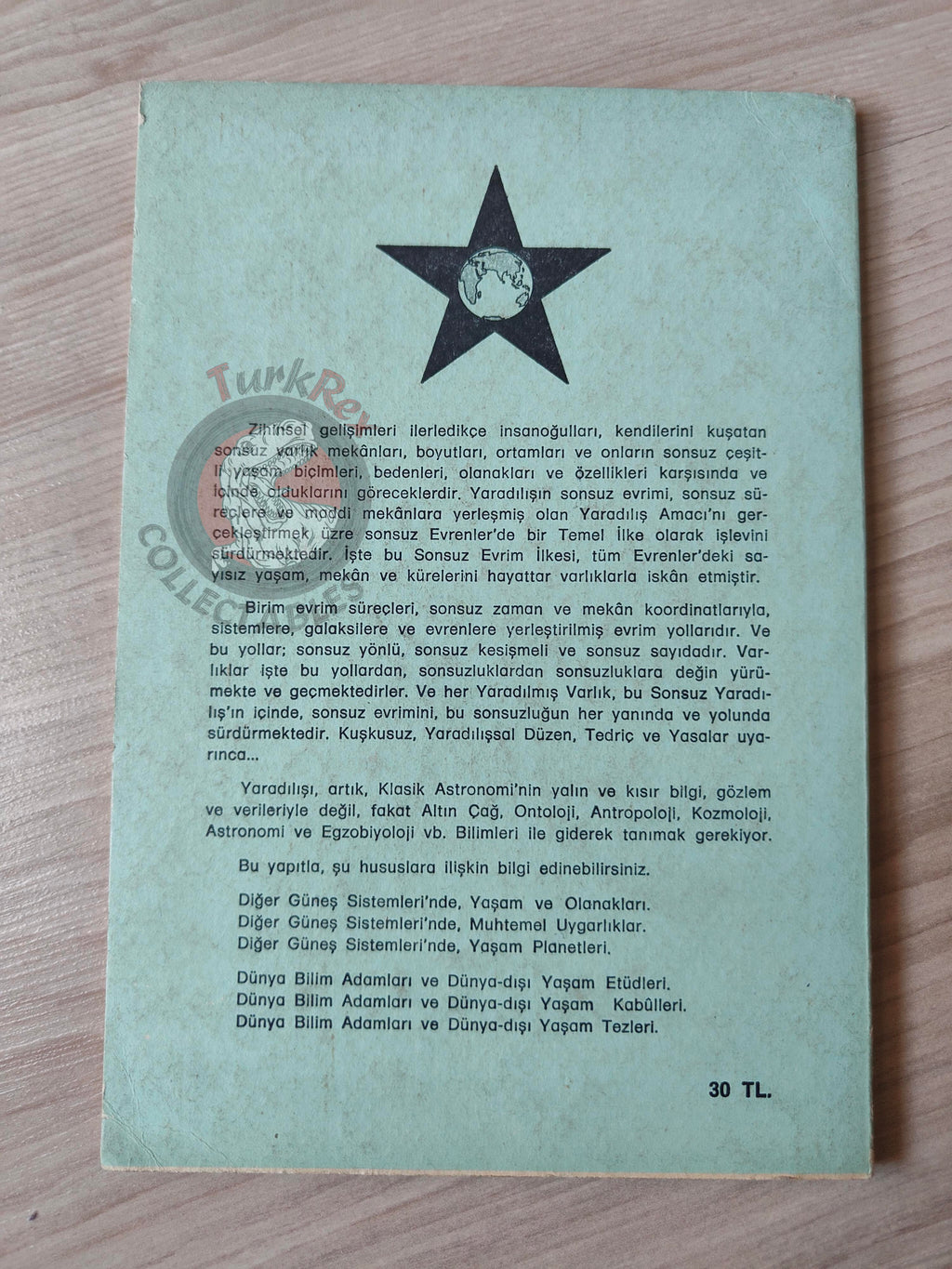 Universe Civilizations Ufo 1979 Turkish Book Turkey Ufology