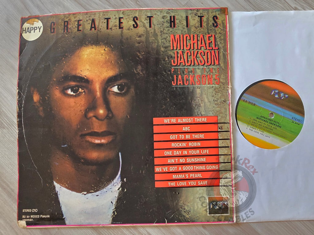Michael Jackson Plus The Jackson 5 – 18 Greatest Hits Turkish Pressing Vinyl Turkey Edition