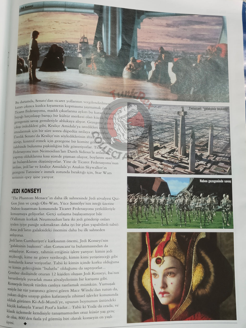Star Wars – Episode I: The Phantom Menace 1999 Special Companion Book Turkish Turkey