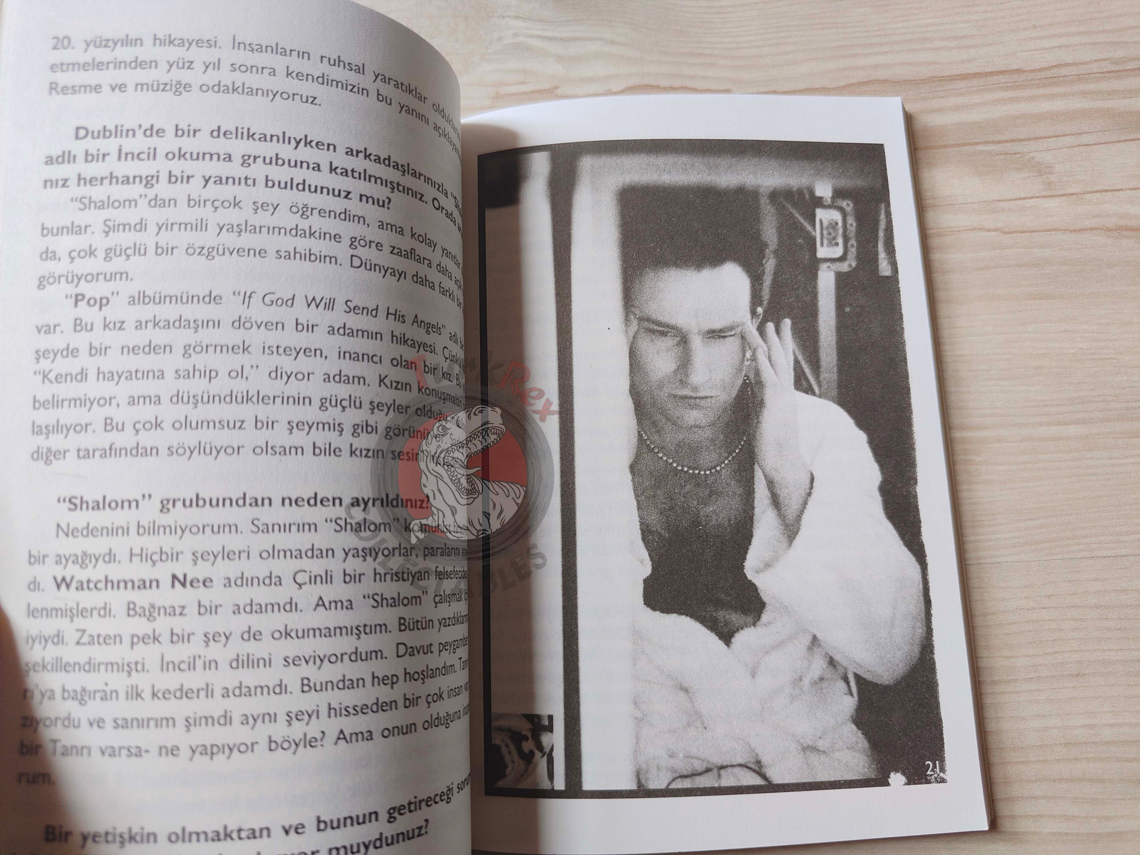 U2 Biography Book 1997 1st by Turkish Writer Book Turkey