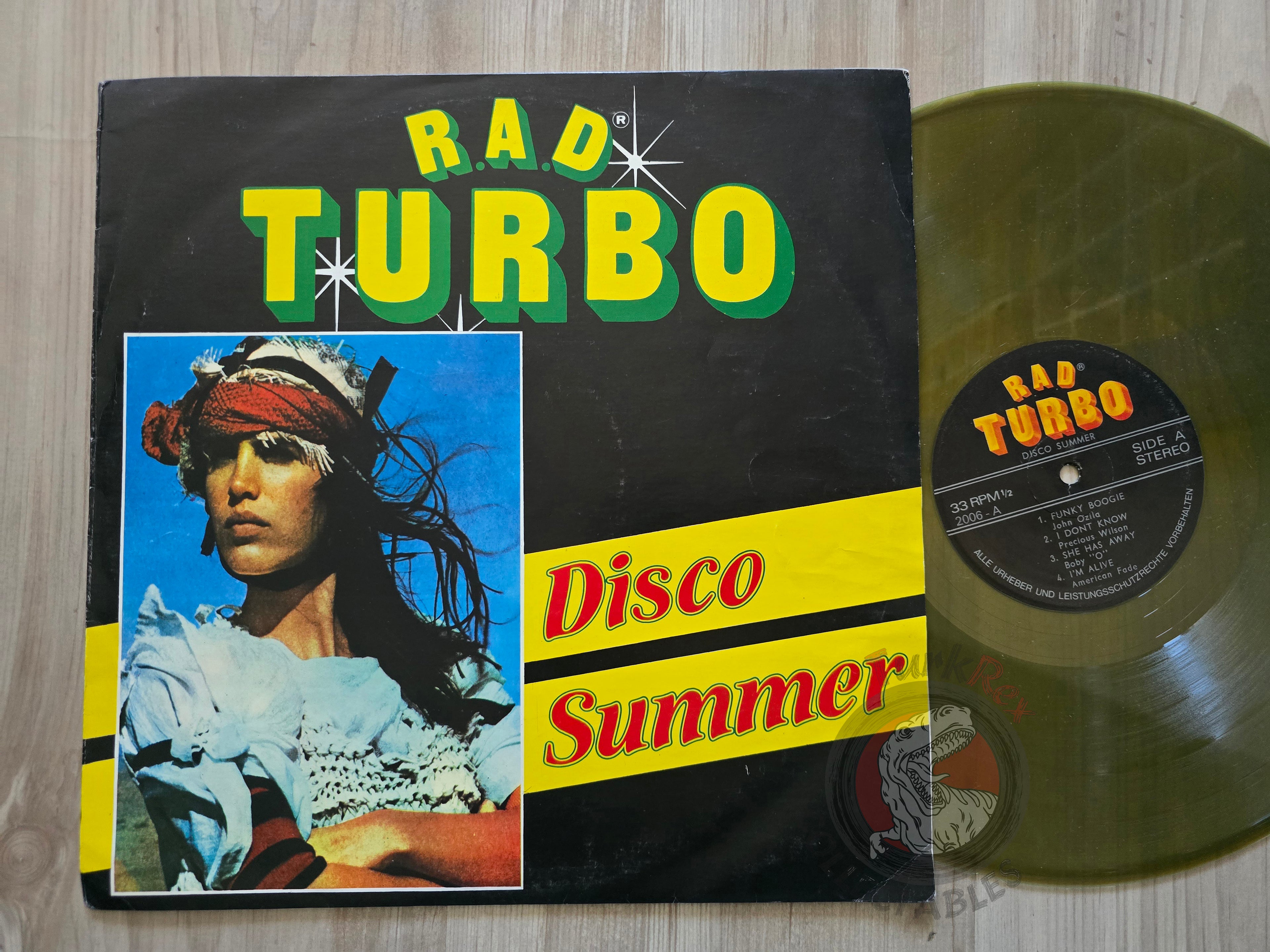 Various – R.A.D. Turbo Disco Summer Turkish Pressing Colored Vinyl Turkey Edition