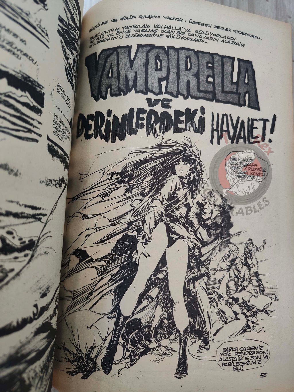 Korku August 1975 Turkish Comic Turkey Vampirella #29 Warren Creepy Eerie