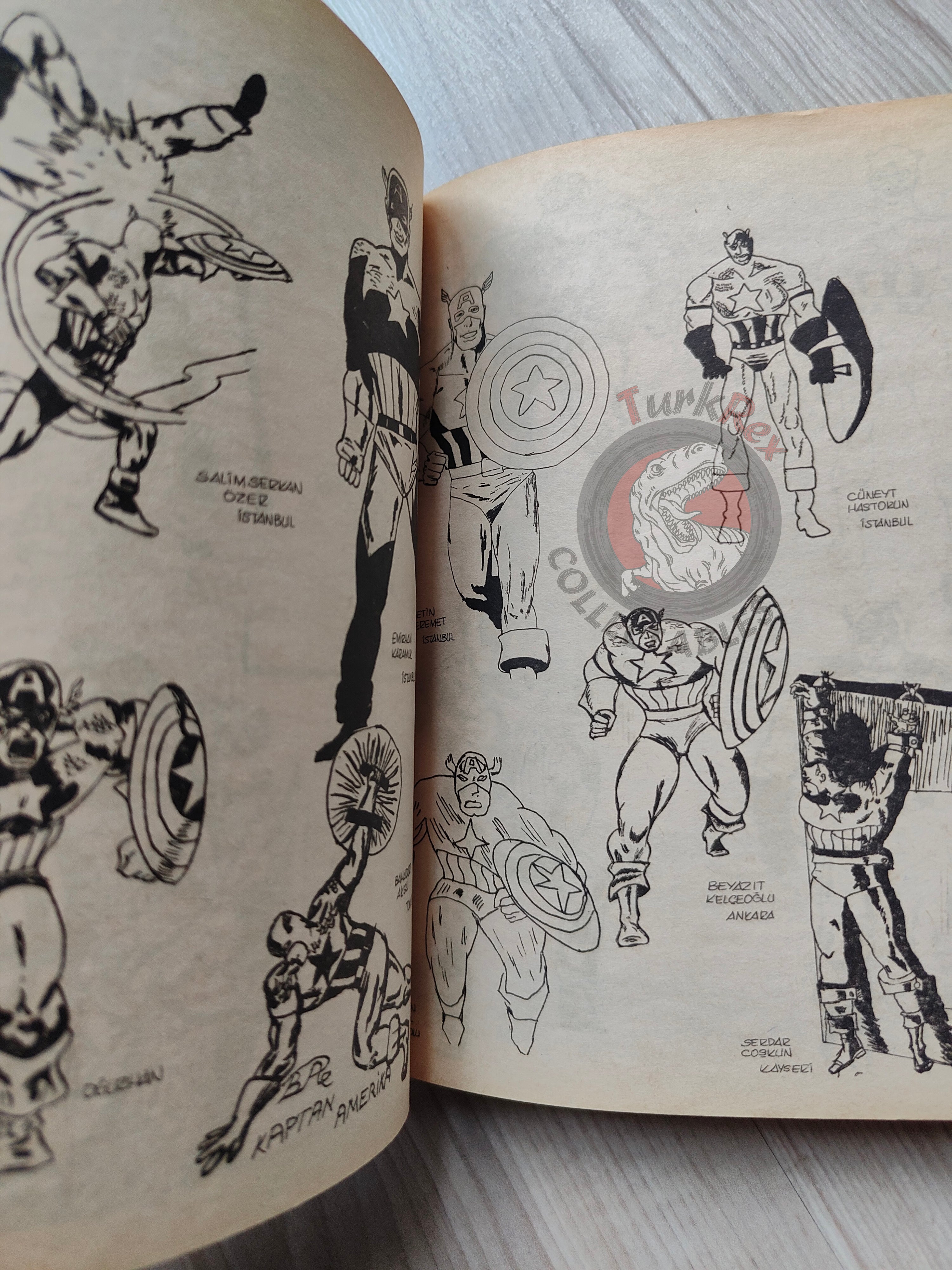 Captain America – Volume 9 1989 Turkish Comic Turkey Falcon