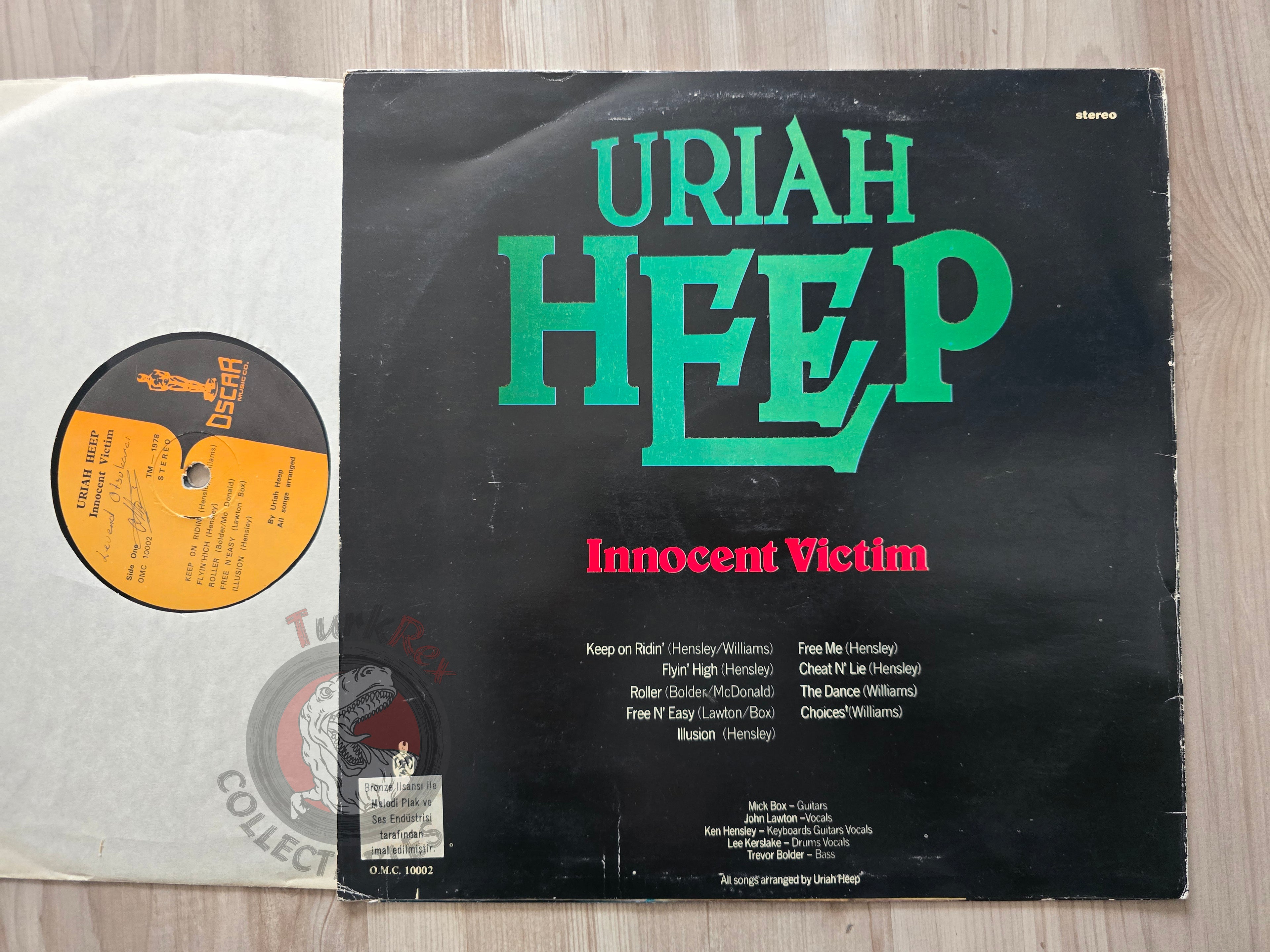 Uriah Heep – Innocent Victim Turkish Pressing Vinyl Turkey Edition 1