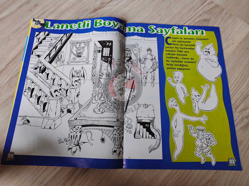 Casper the Friendly Ghost Magazine – Issue #27 1997 Turkish Comic Turkey