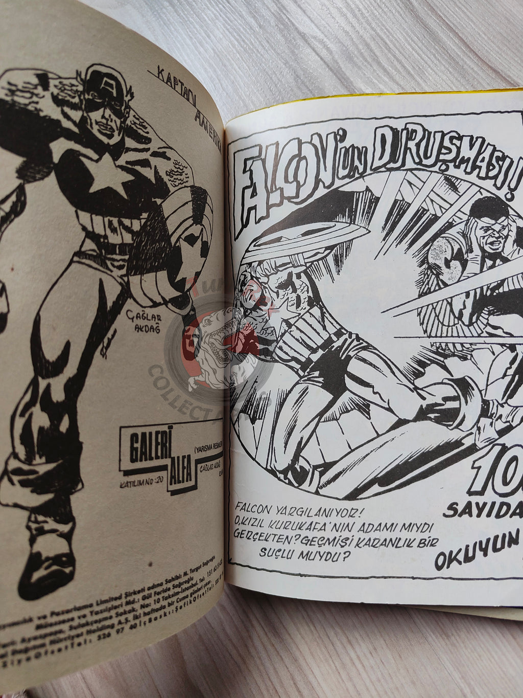 Captain America – Volume 5 1989 Turkish Comic Turkey
