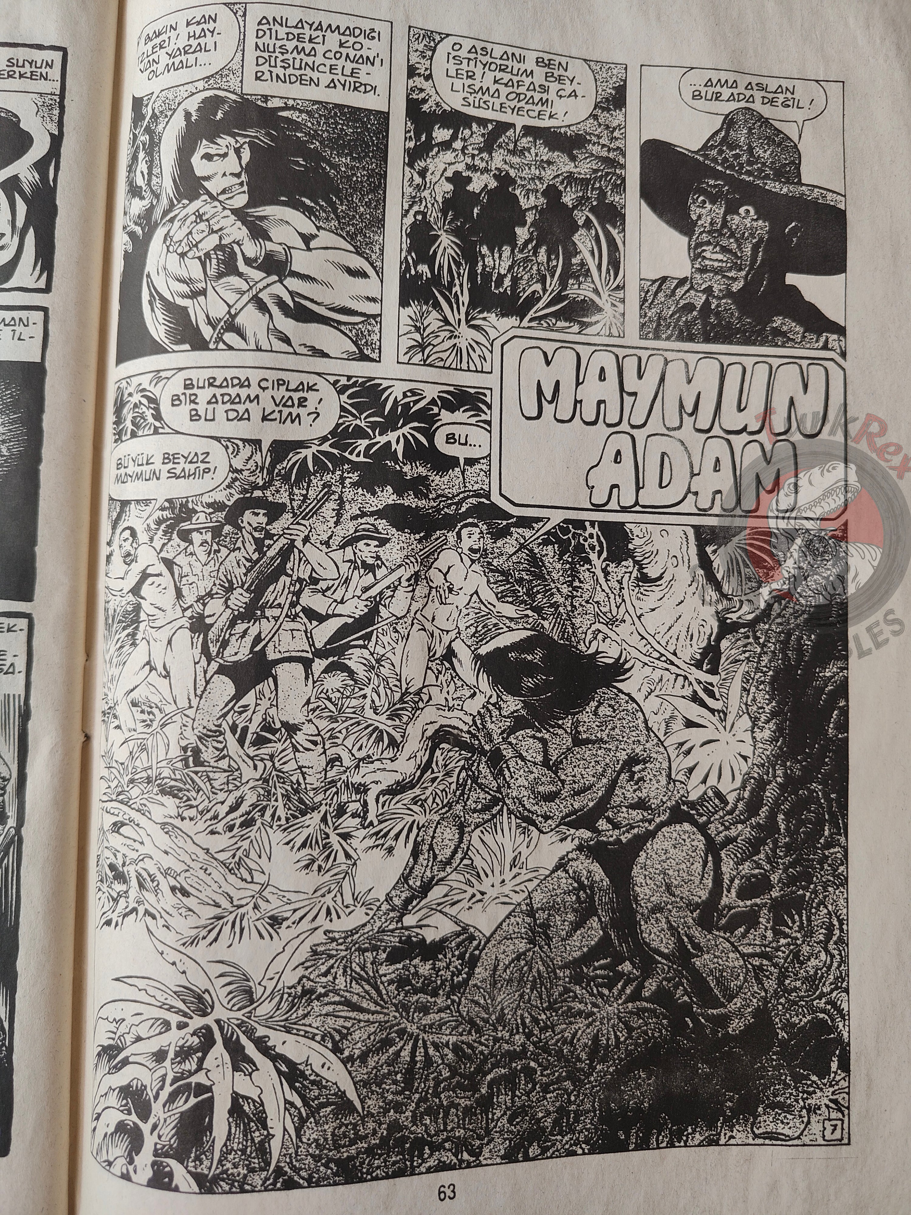 Conan & Tarzan #198 1994 Turkish Comic Turkey