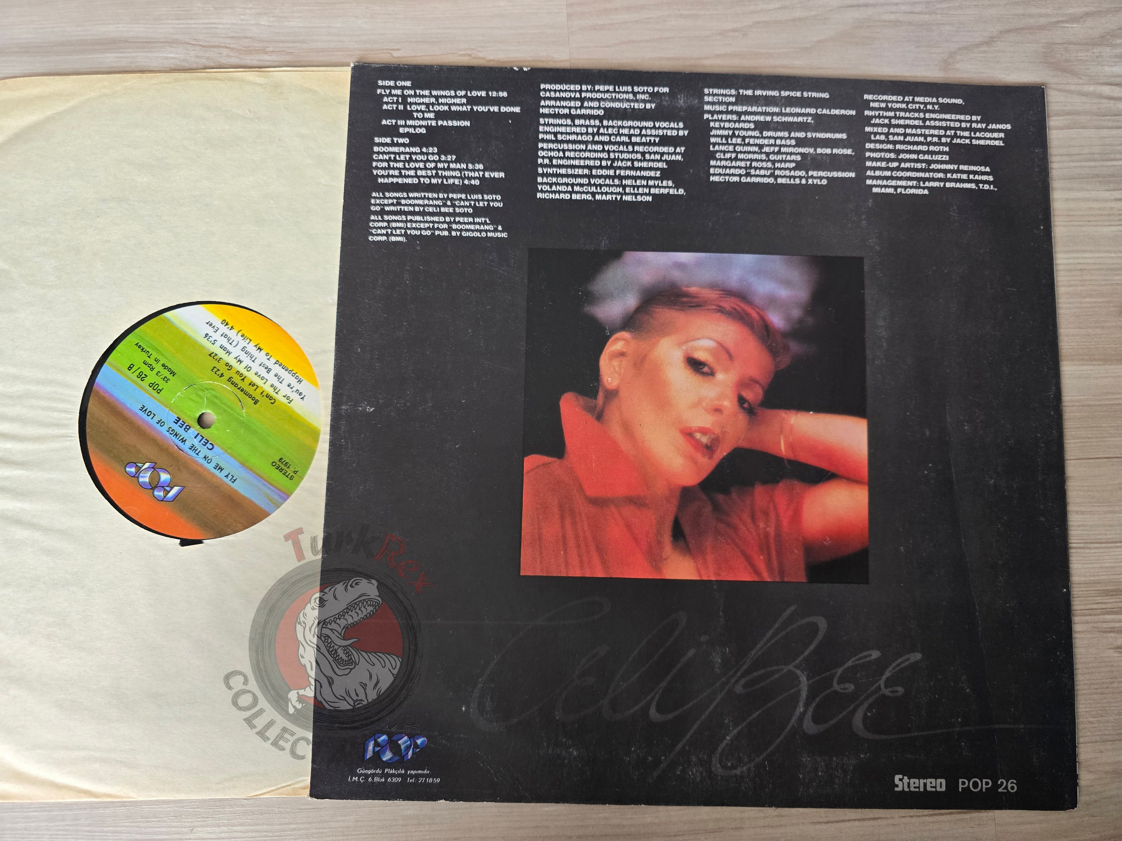 Celi Bee – Fly Me On The Wings Of Love Turkish Pressing Vinyl Turkey Edition
