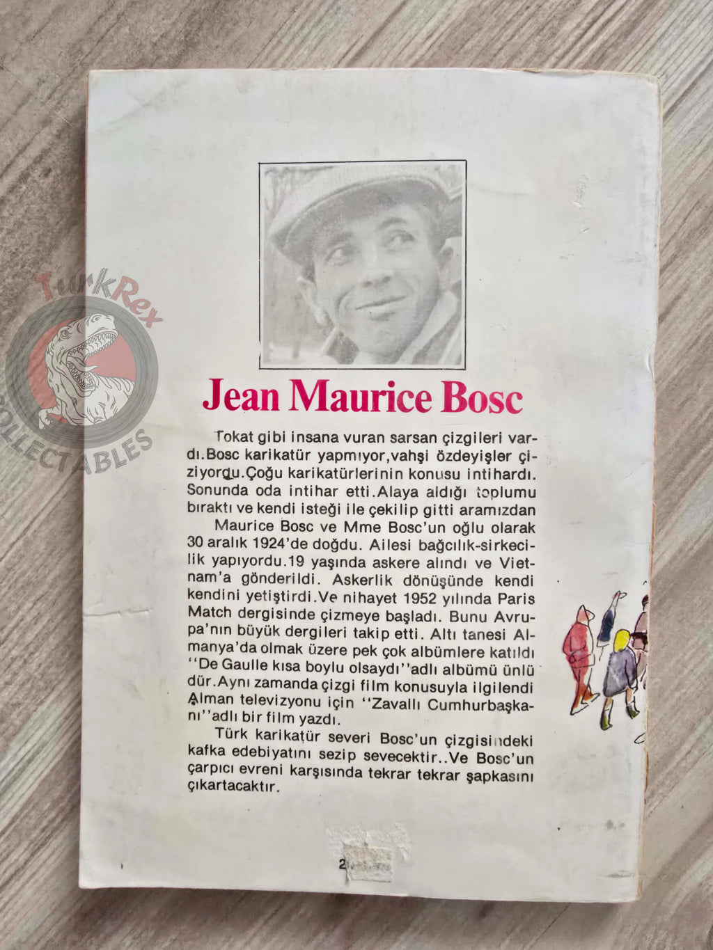 Jean-Maurice Bosc 1978 Famous Cartoonists Series Turkish Comic Turkey