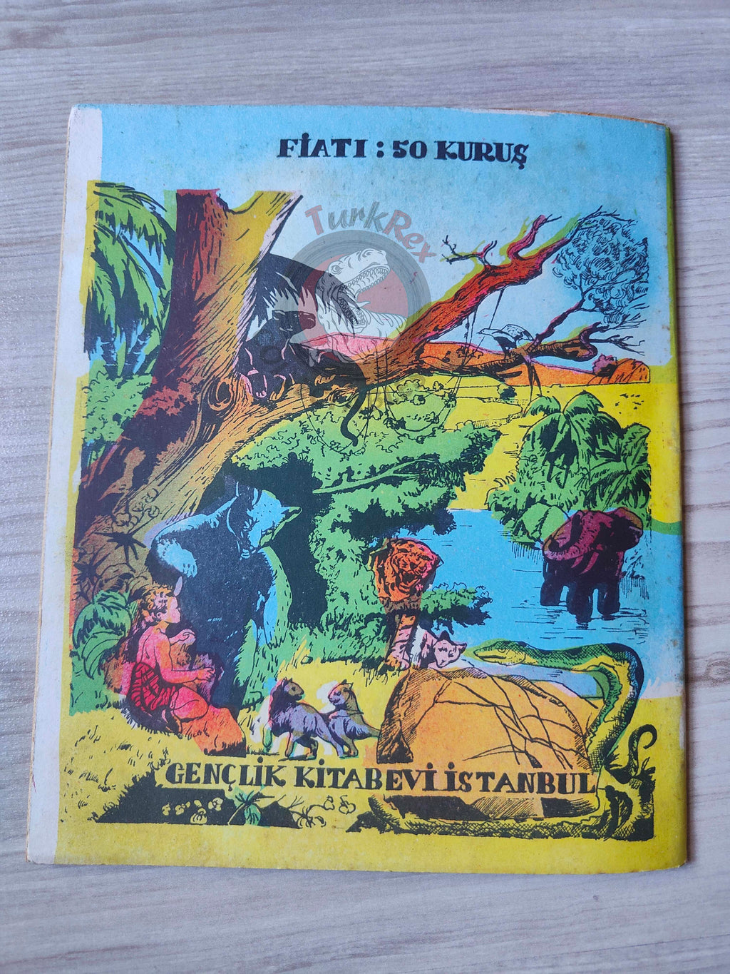Rudyard Kipling – The Jungle Book 1959 Turkish Book Turkey Illustrated